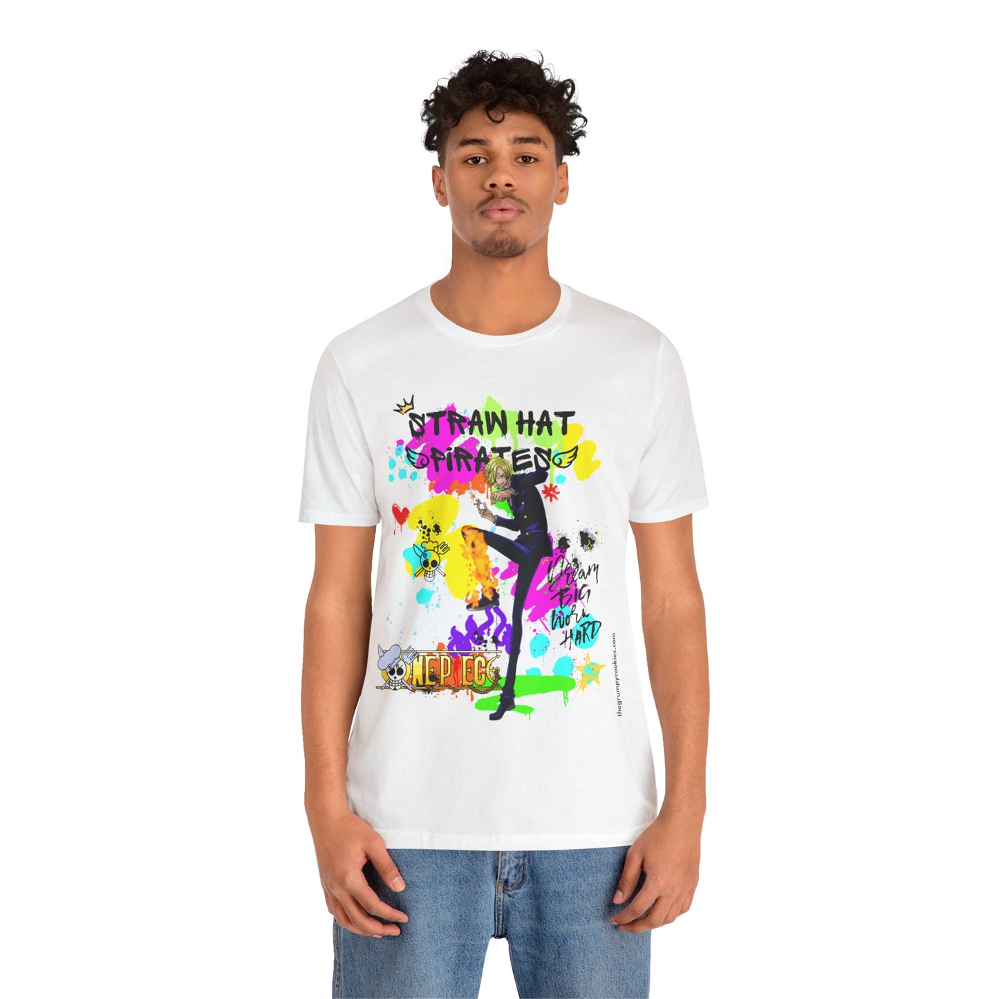 One Piece - Graffiti Sanji Unisex Jersey Short Sleeve Tee