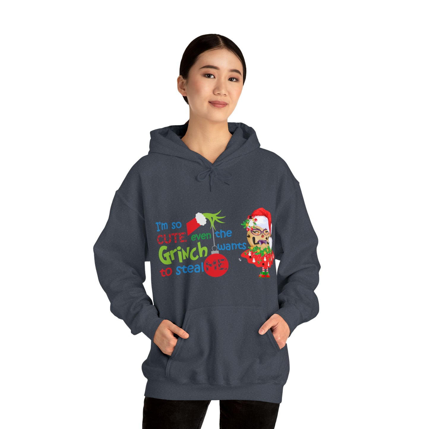 The Grumpy Cookies - Even the Grinch Loves TGC Unisex Heavy Blend™ Hooded Sweatshirt