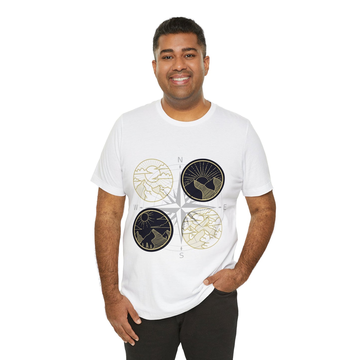 The Grumpy Cookies - Compass Short Sleeve Tee