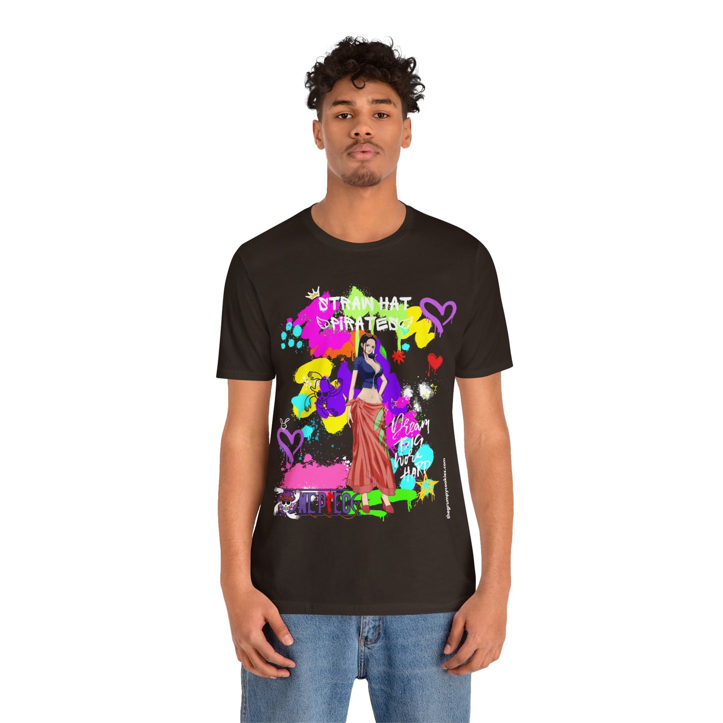One Piece - Graffiti Robin Unisex Jersey Short Sleeve Tee