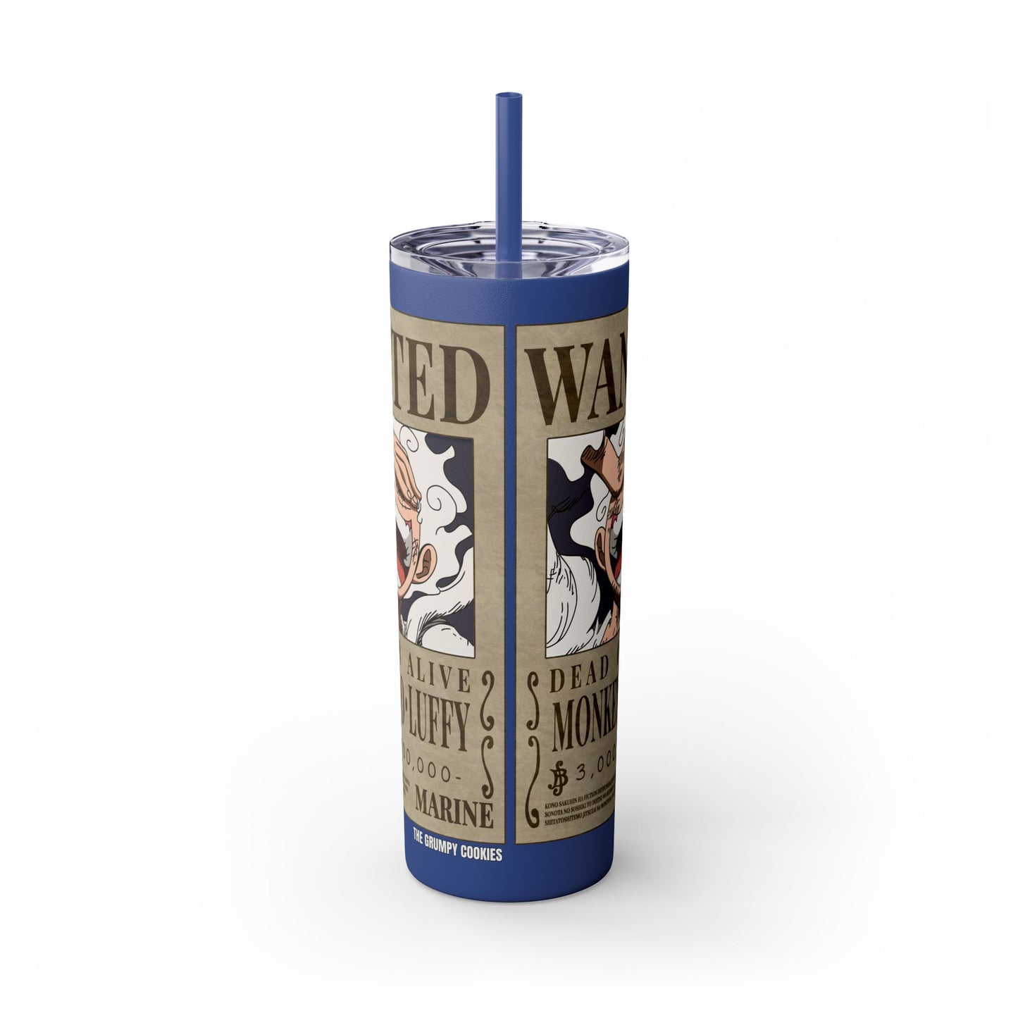 One Piece - Luffy Fifth Gear Skinny Tumbler with Straw, 20oz