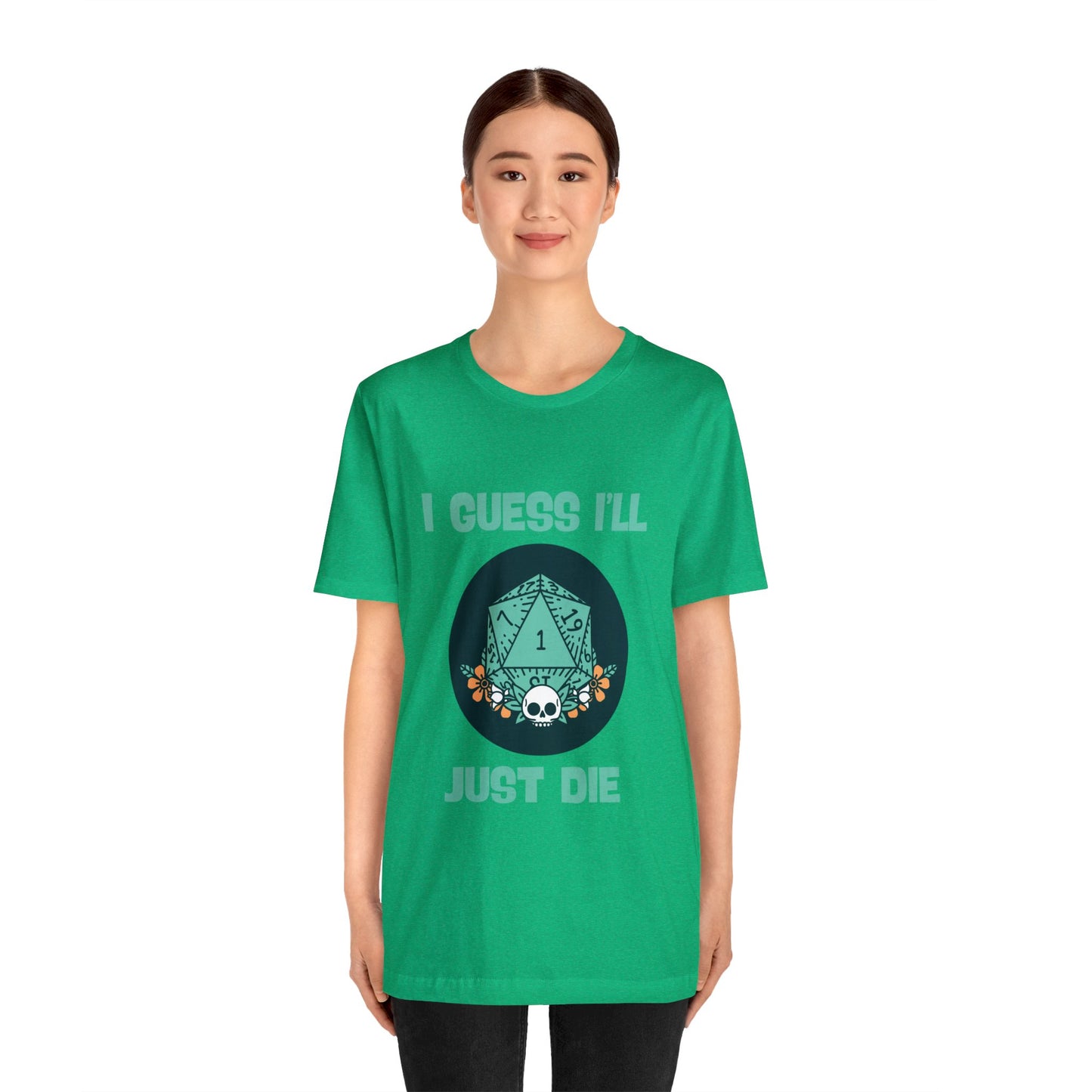 Dungeons & Dragons - Guess I'll Die Short Sleeve Tee