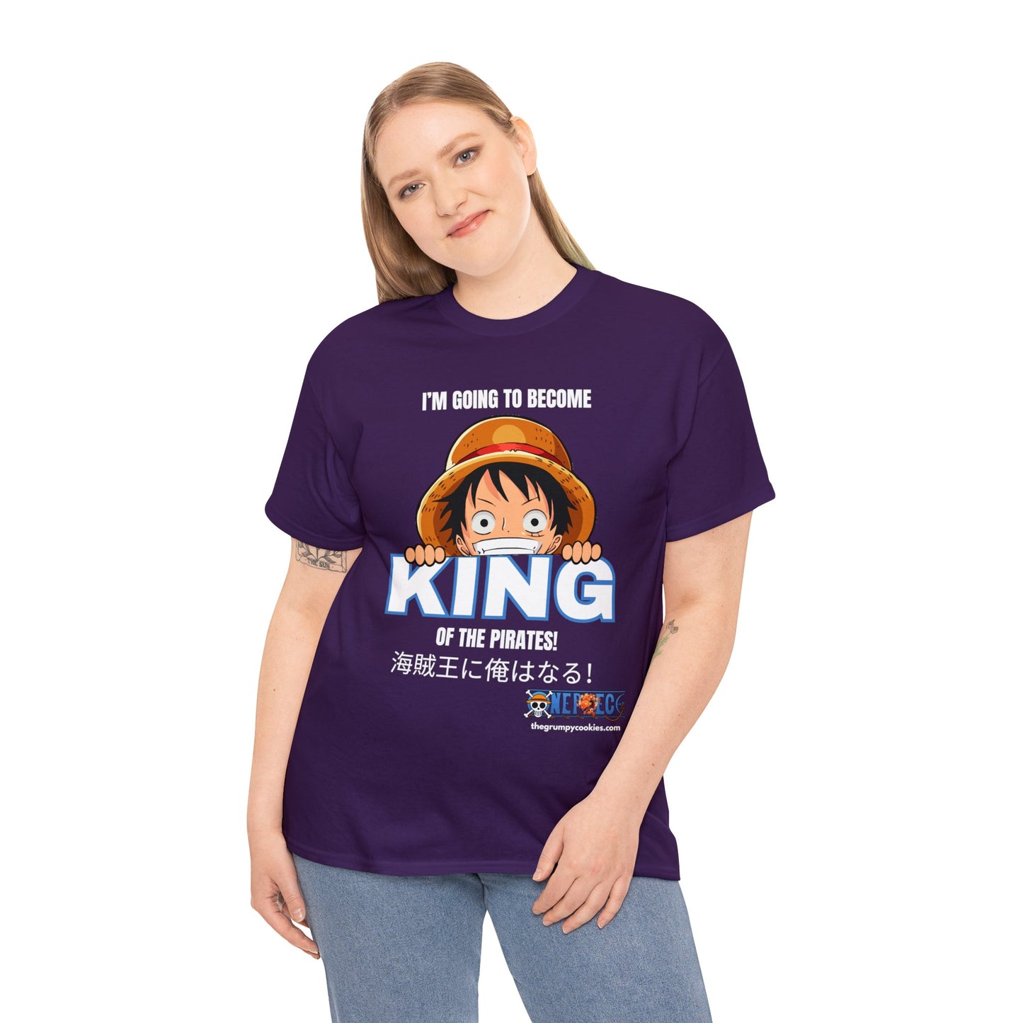 One Piece - King of the Pirates Unisex Heavy Cotton Tee