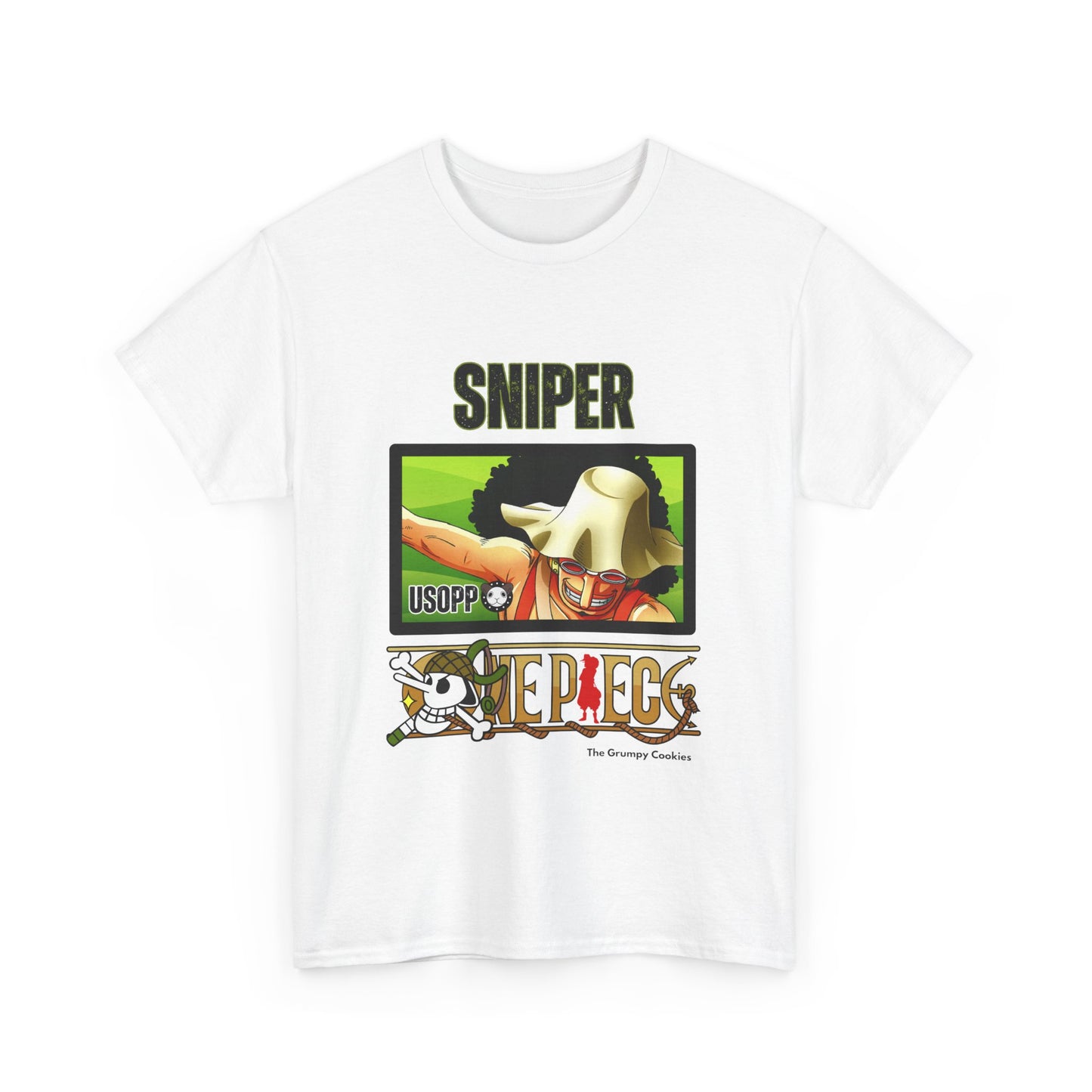 One Piece - Sniper Usopp Unisex Heavy Cotton Tee