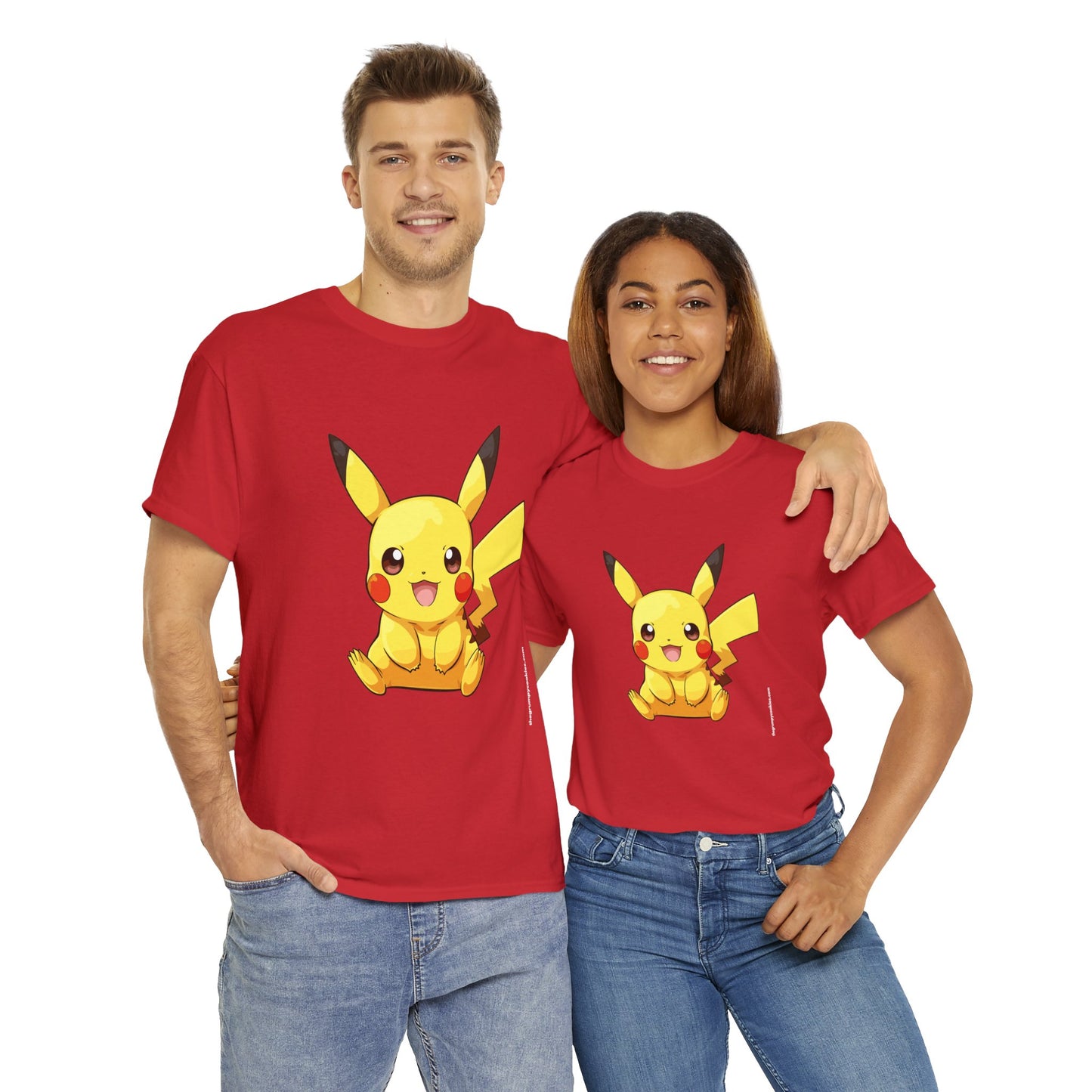Pokemon - Pika P Unisex Heavy Cotton Tee