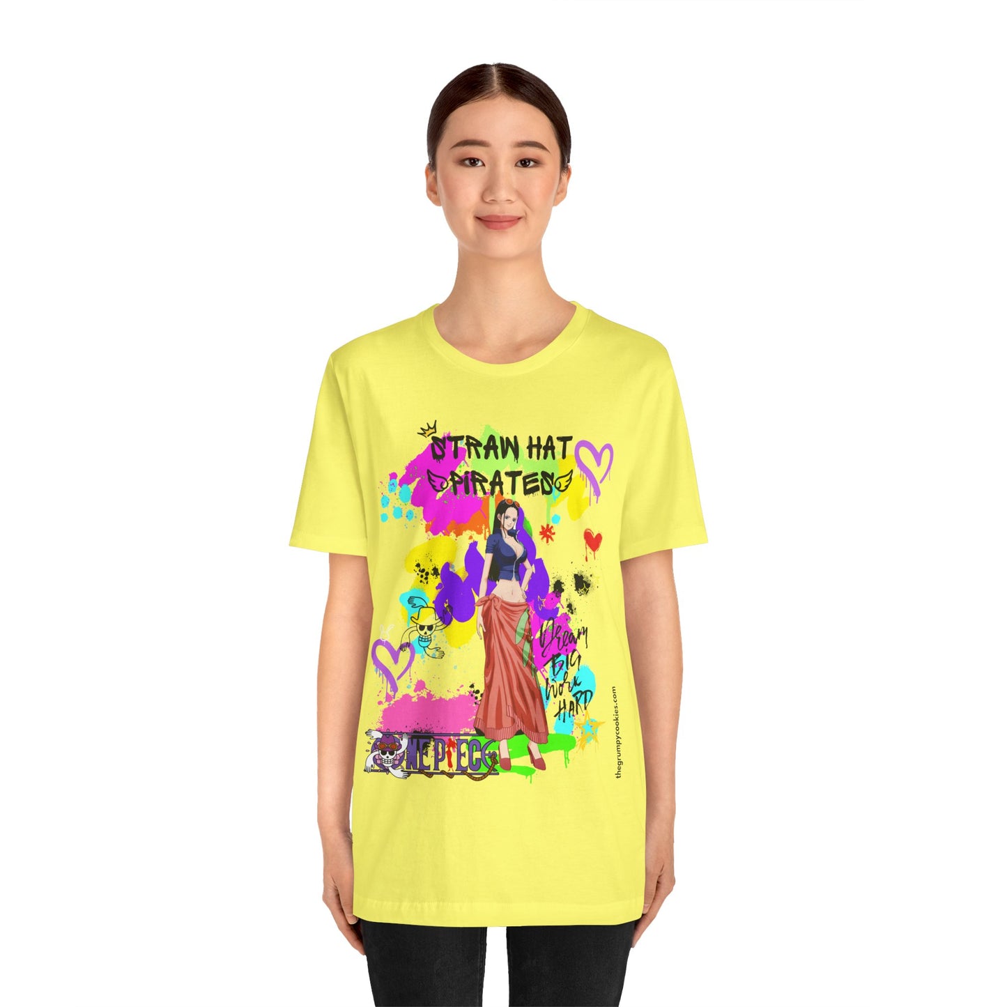 One Piece - Graffiti Robin Unisex Jersey Short Sleeve Tee