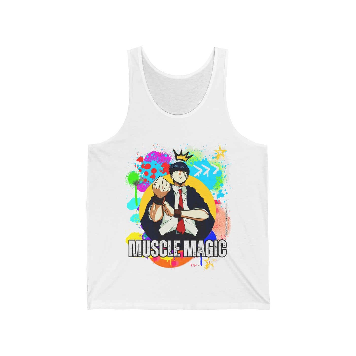 Mashle - Graffiti Mash Men's Jersey Tank