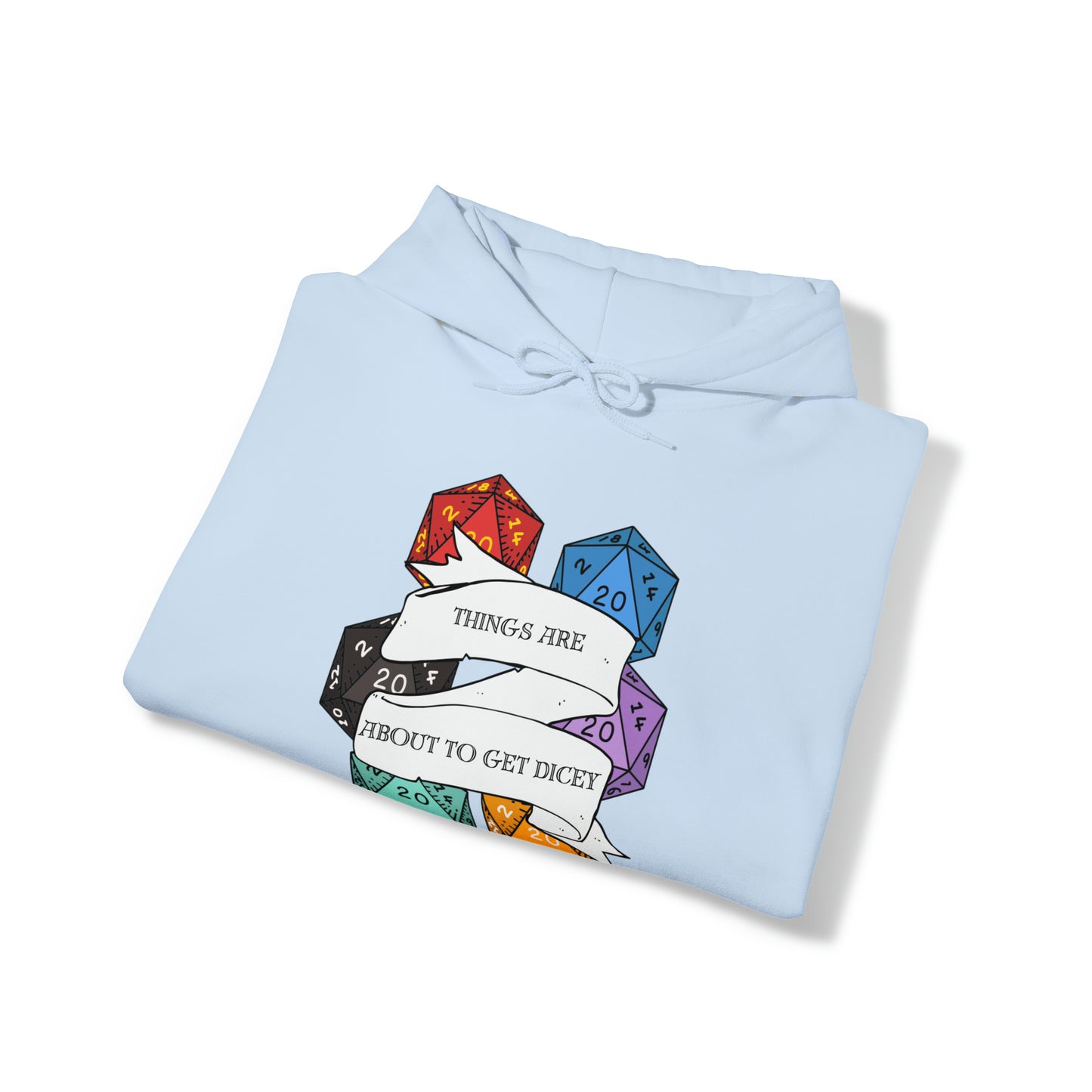 Dungeons & Dragons - Dicey Unisex Heavy Blend™ Hooded Sweatshirt