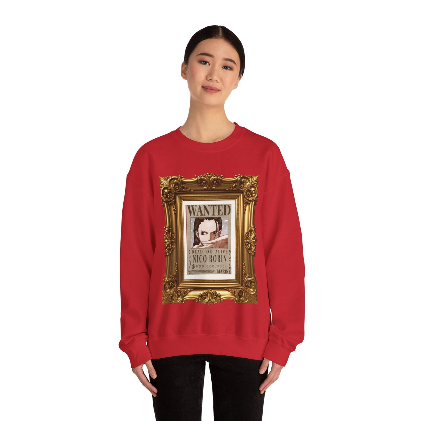 One Piece - Fine Art Robin Unisex Heavy Blend™ Crewneck Sweatshirt