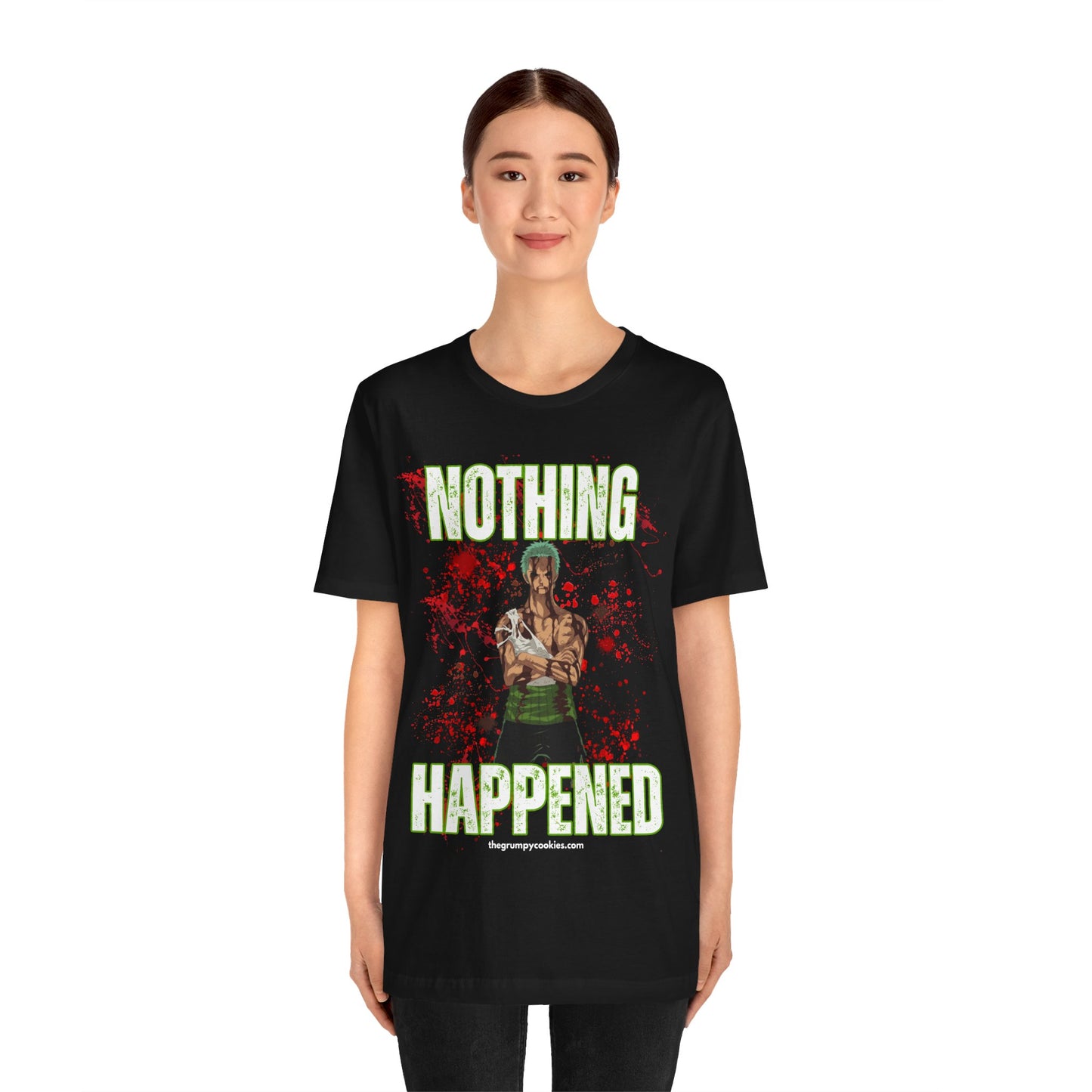 One Piece - Nothing Happened Unisex Jersey Short Sleeve Tee