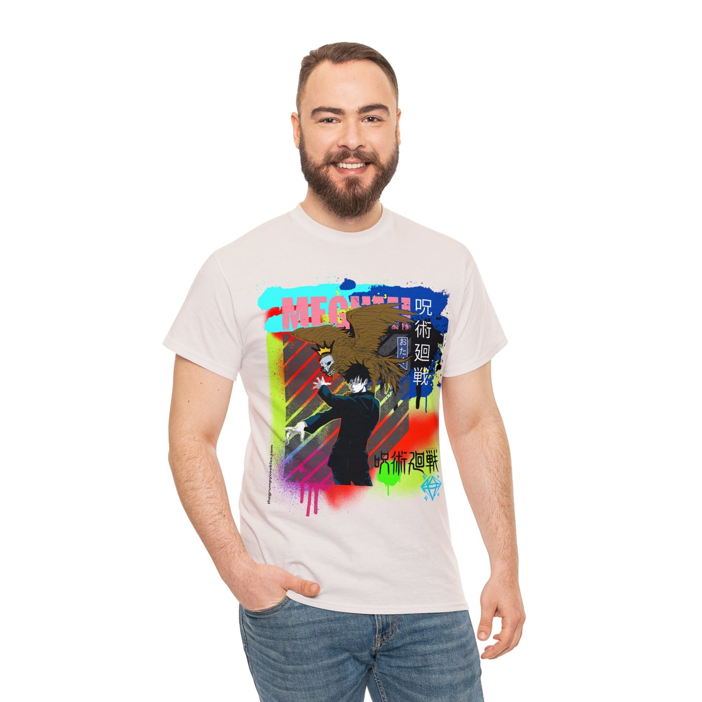 Jujutsu Kaisen - Megumi & Nue Unisex Heavy Cotton Tee