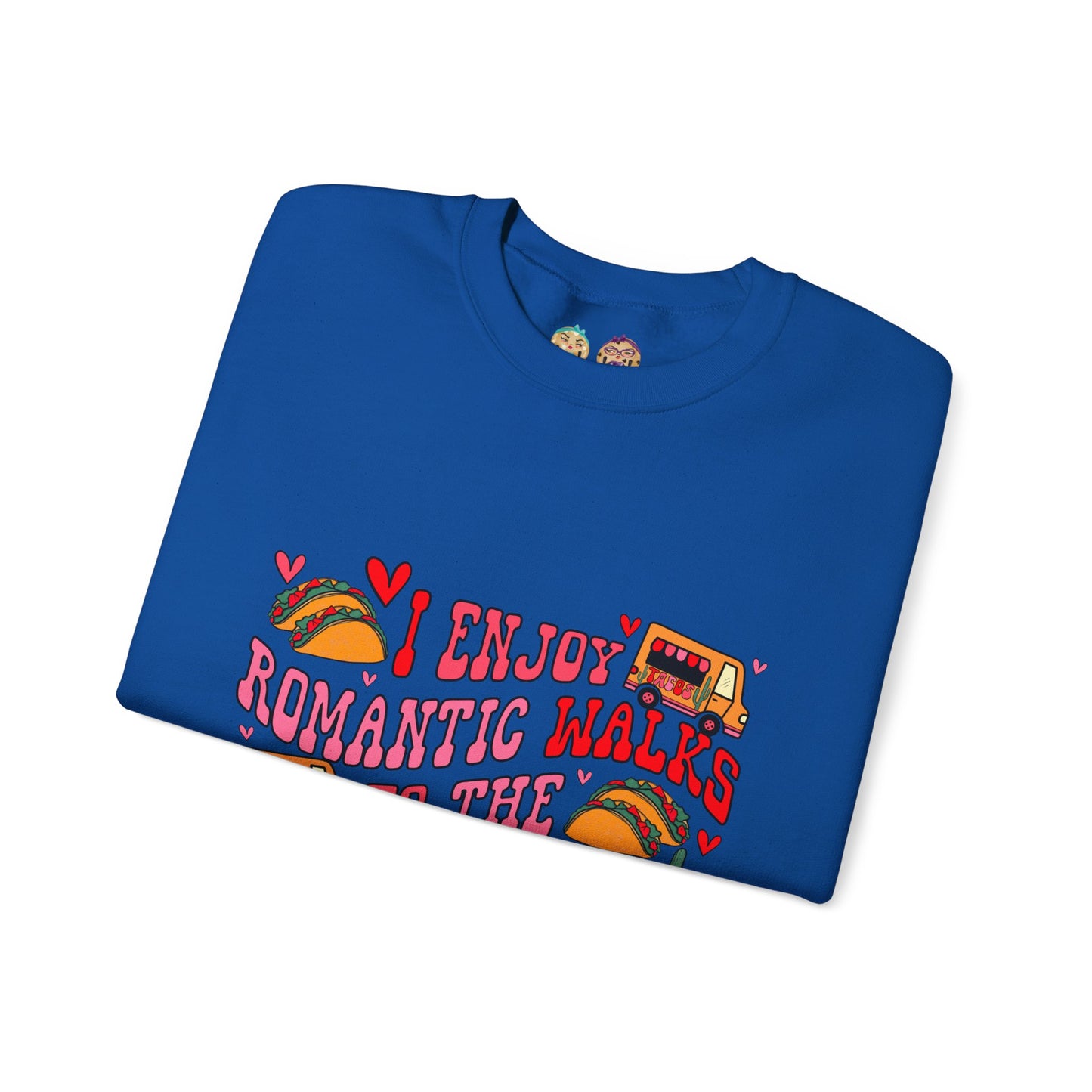 The Grumpy Cookies - Romance = Tacos Unisex Heavy Blend™ Crewneck Sweatshirt