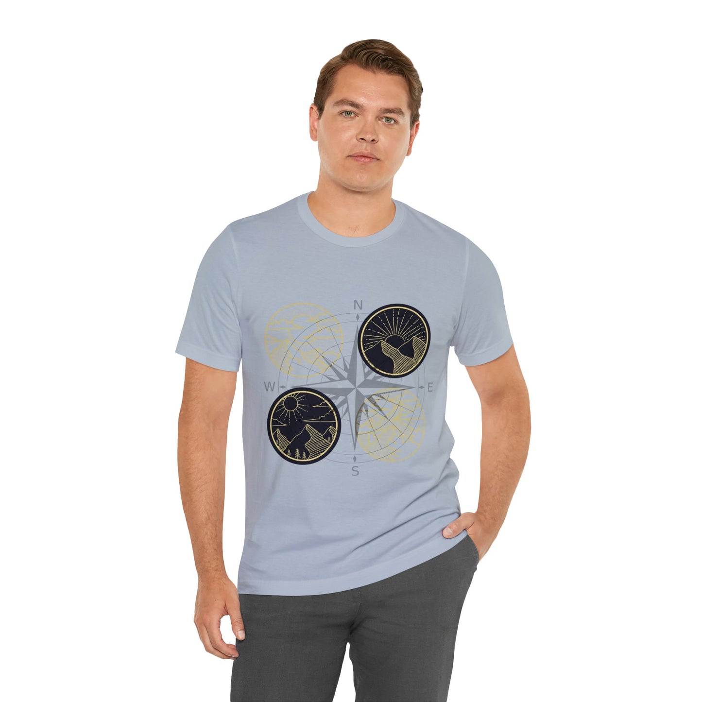 The Grumpy Cookies - Compass Short Sleeve Tee