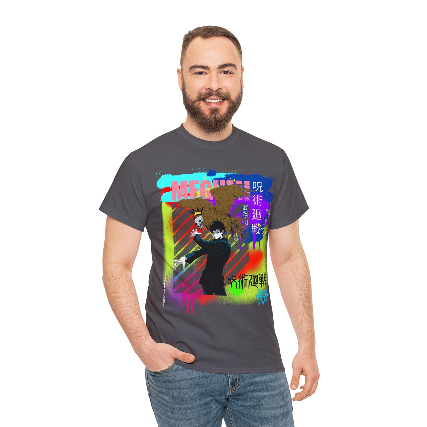 Jujutsu Kaisen - Megumi & Nue Unisex Heavy Cotton Tee