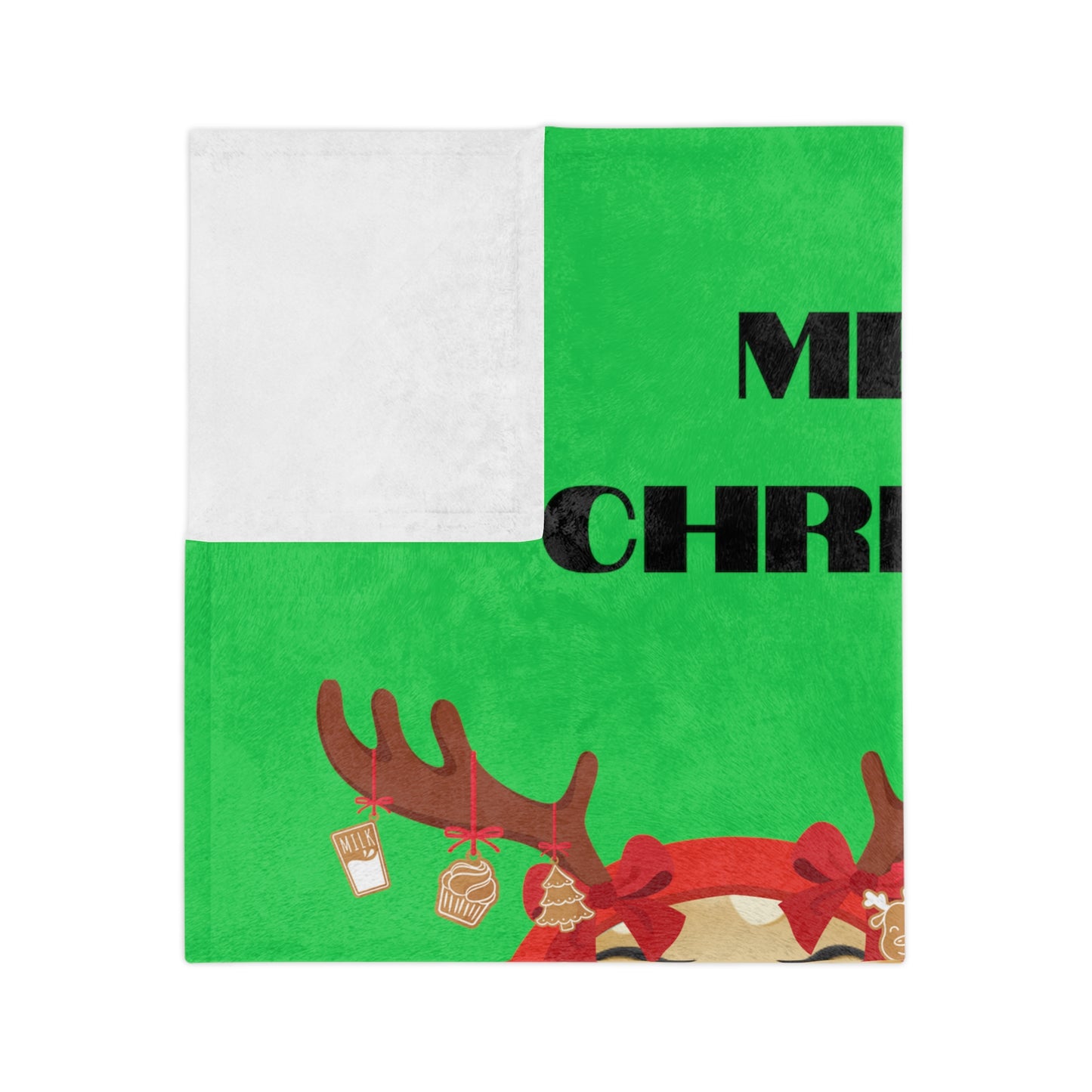 The Grumpy Cookies - Merry Christmas... We Guess Velveteen Minky Blanket