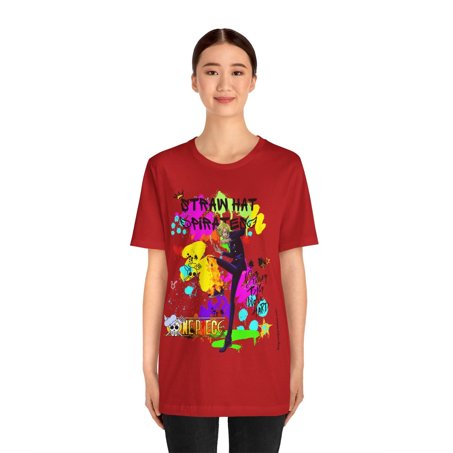 One Piece - Graffiti Sanji Unisex Jersey Short Sleeve Tee