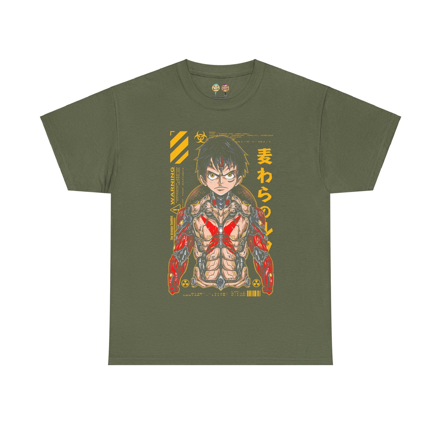 One Piece - Mecha Luffy Print Unisex Heavy Cotton Tee