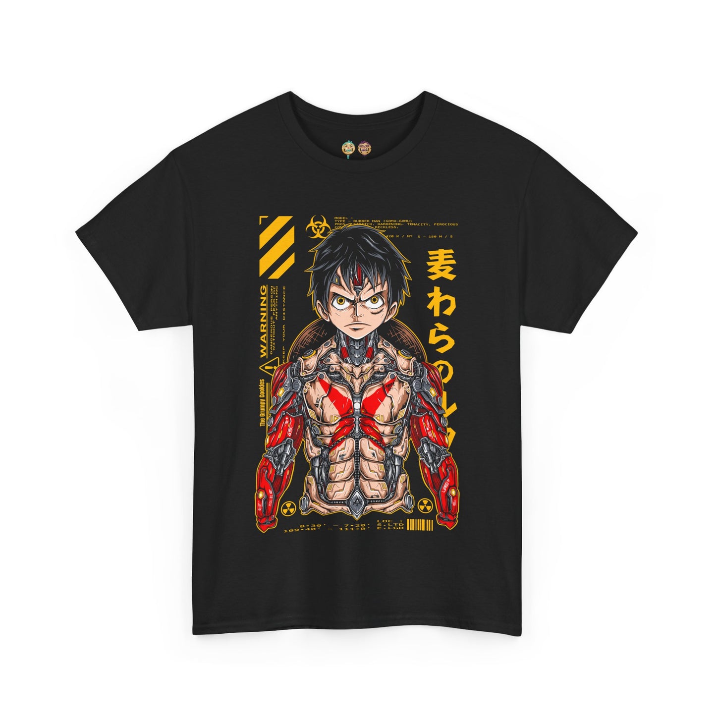 One Piece - Mecha Luffy Print Unisex Heavy Cotton Tee