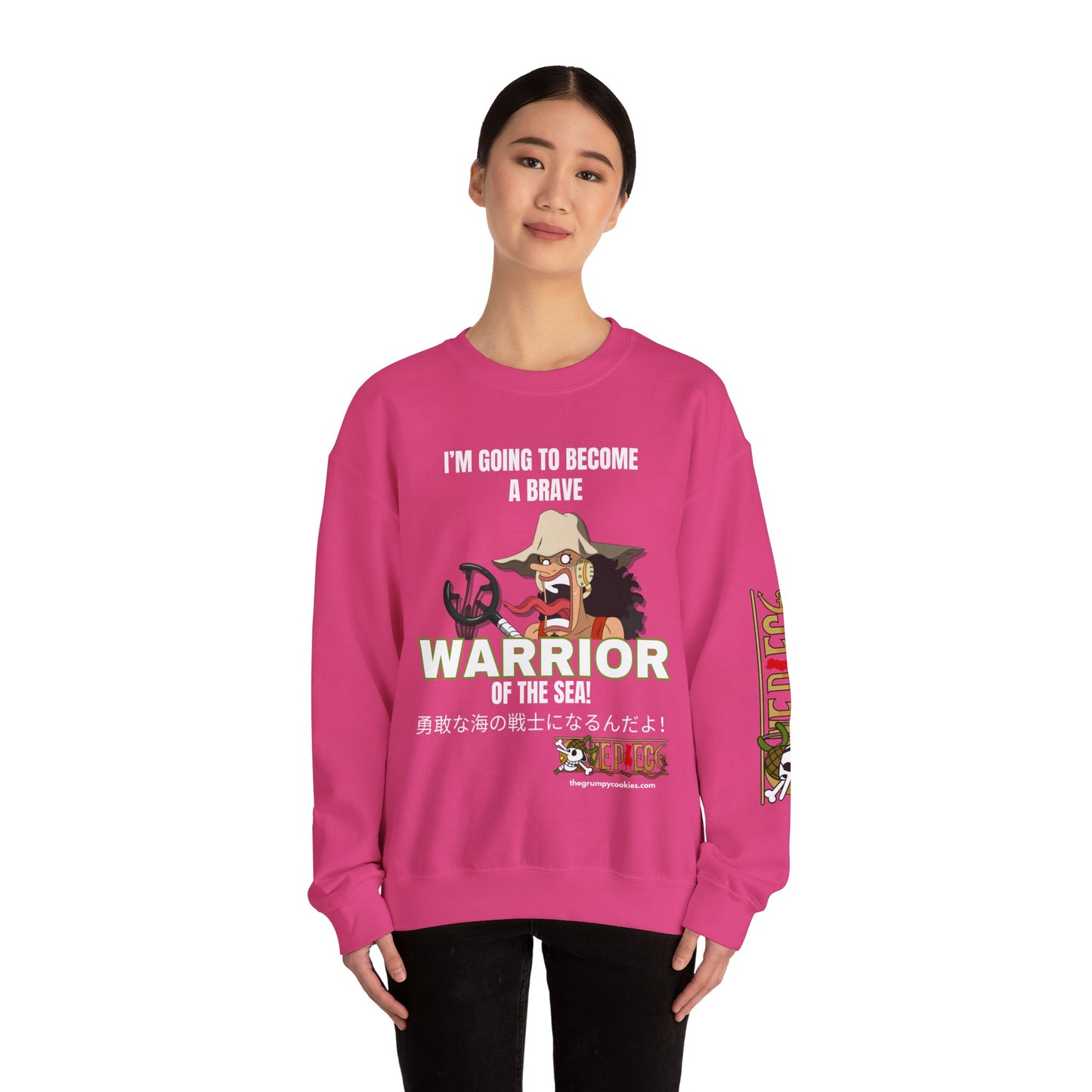 One Piece - Brave-ish Warrior of the Sea Unisex Heavy Blend™ Crewneck Sweatshirt
