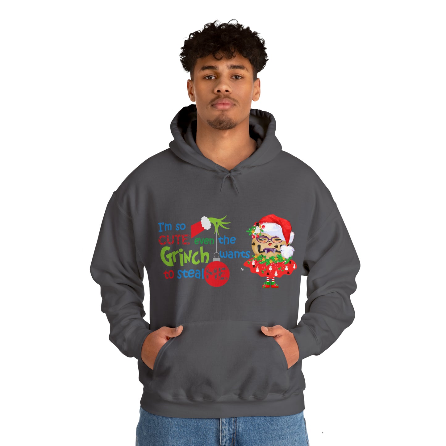 The Grumpy Cookies - Even the Grinch Loves TGC Unisex Heavy Blend™ Hooded Sweatshirt