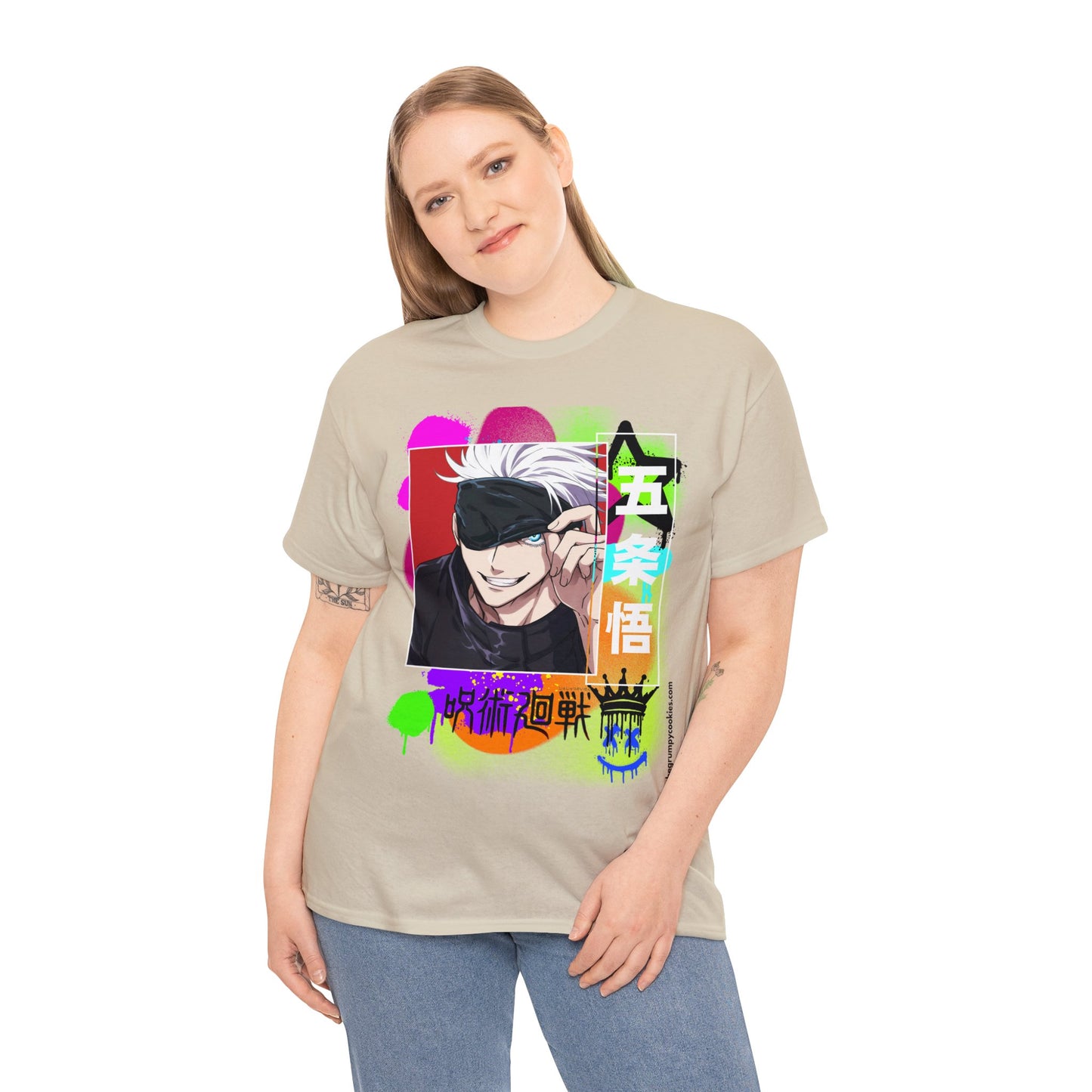 Jujutsu Kaisen - Peekaboo Gojo Unisex Heavy Cotton Tee