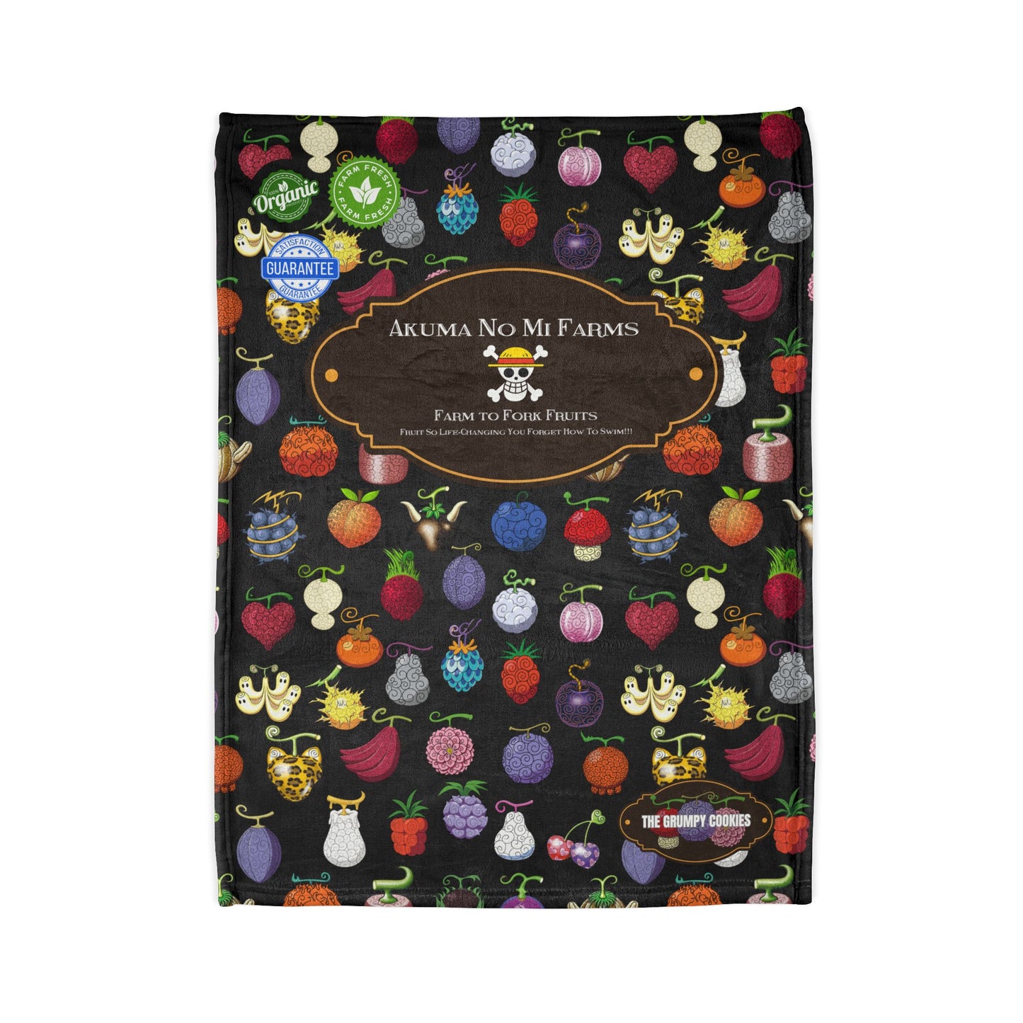 One Piece - Organic Devil Fruit Brook Polyester Blanket