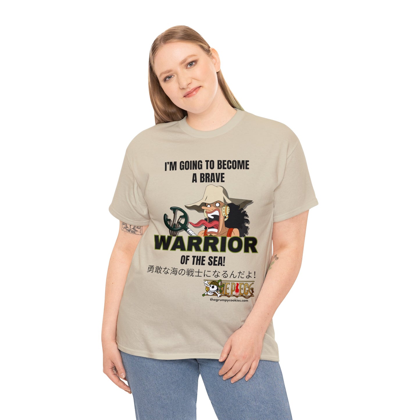 One Piece - Brave-ish Warrior of the Sea Unisex Heavy Cotton Tee