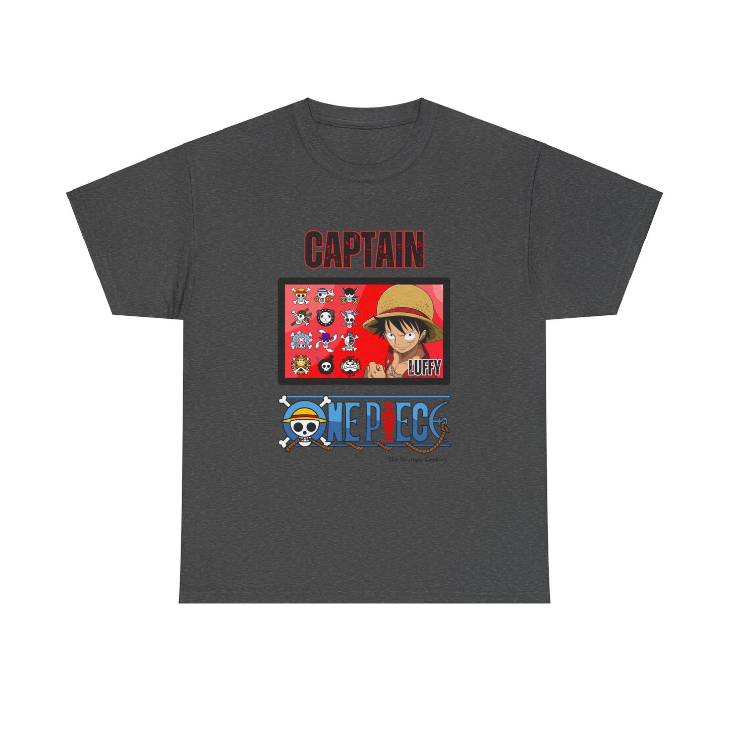 One Piece - Captain Luffy Unisex Heavy Cotton Tee