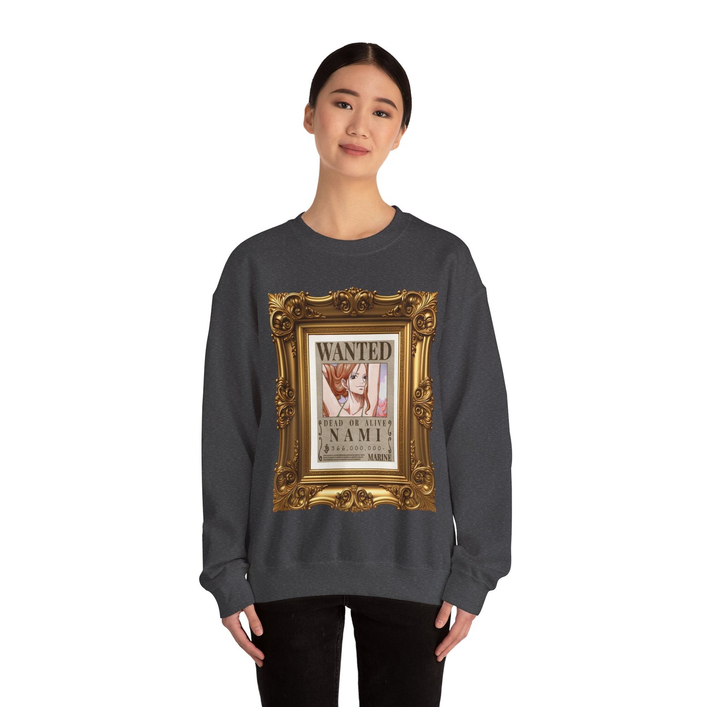 One Piece - Fine Art Nami Unisex Heavy Blend™ Crewneck Sweatshirt