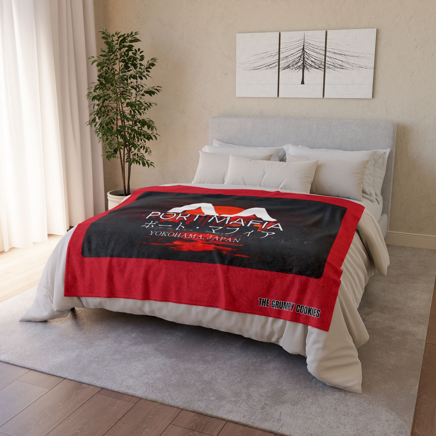 Bungo Stray Dogs - Yokohama's Night Wardens Polyester Blanket