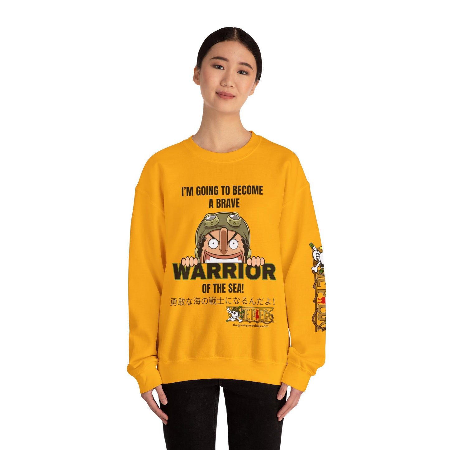 One Piece - Brave Warrior of the Sea Unisex Heavy Blend™ Crewneck Sweatshirt