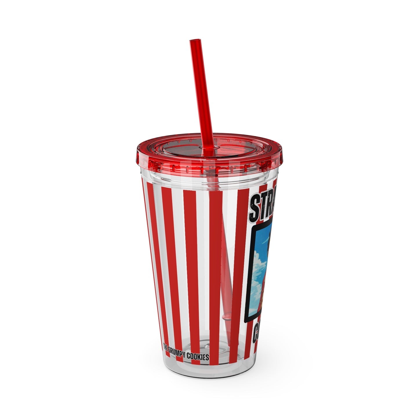 Straw Hat Coffee - Captain Luffy Sunsplash Tumbler with Straw, 16oz