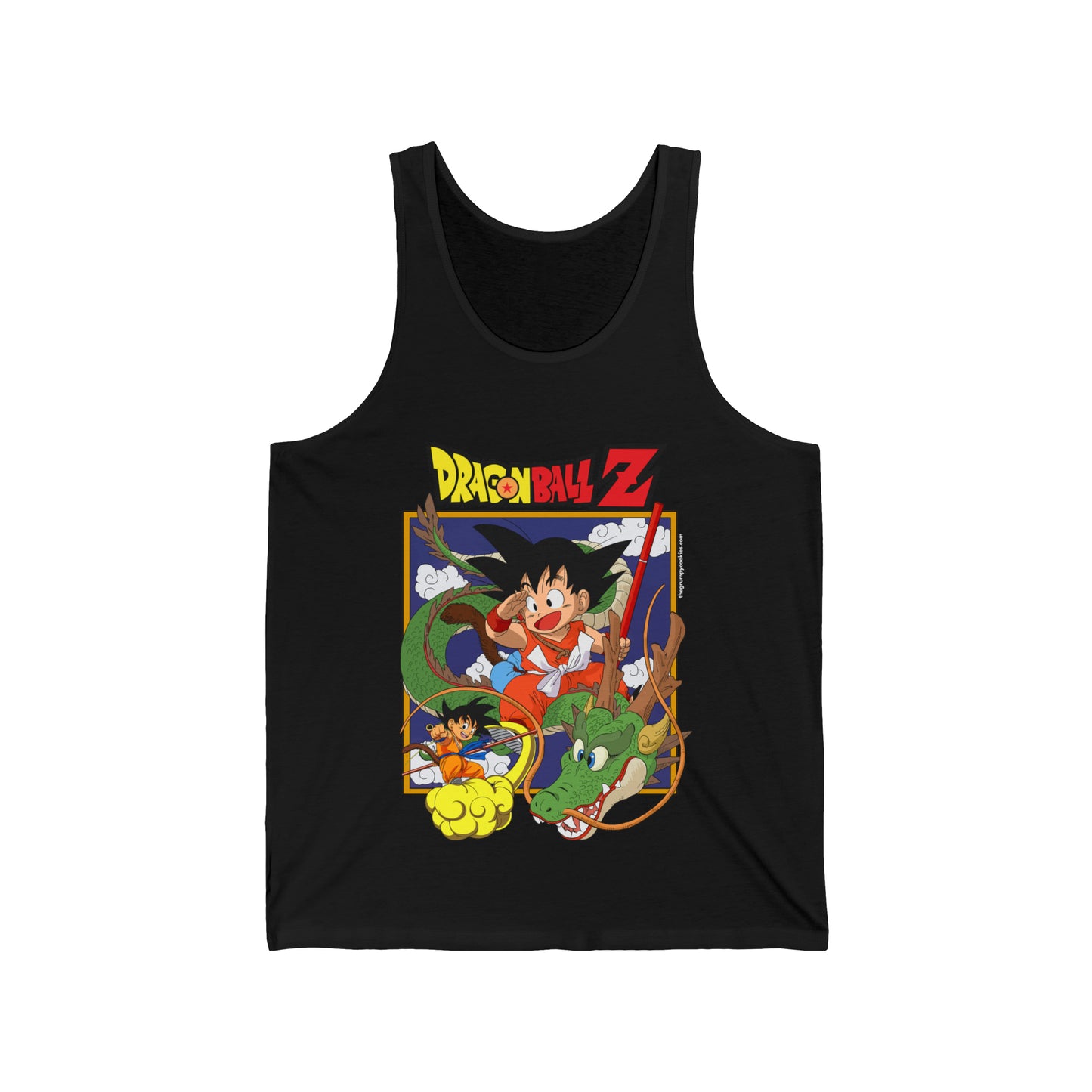 Dragon Ball - Old School DBZ Men's Jersey Tank