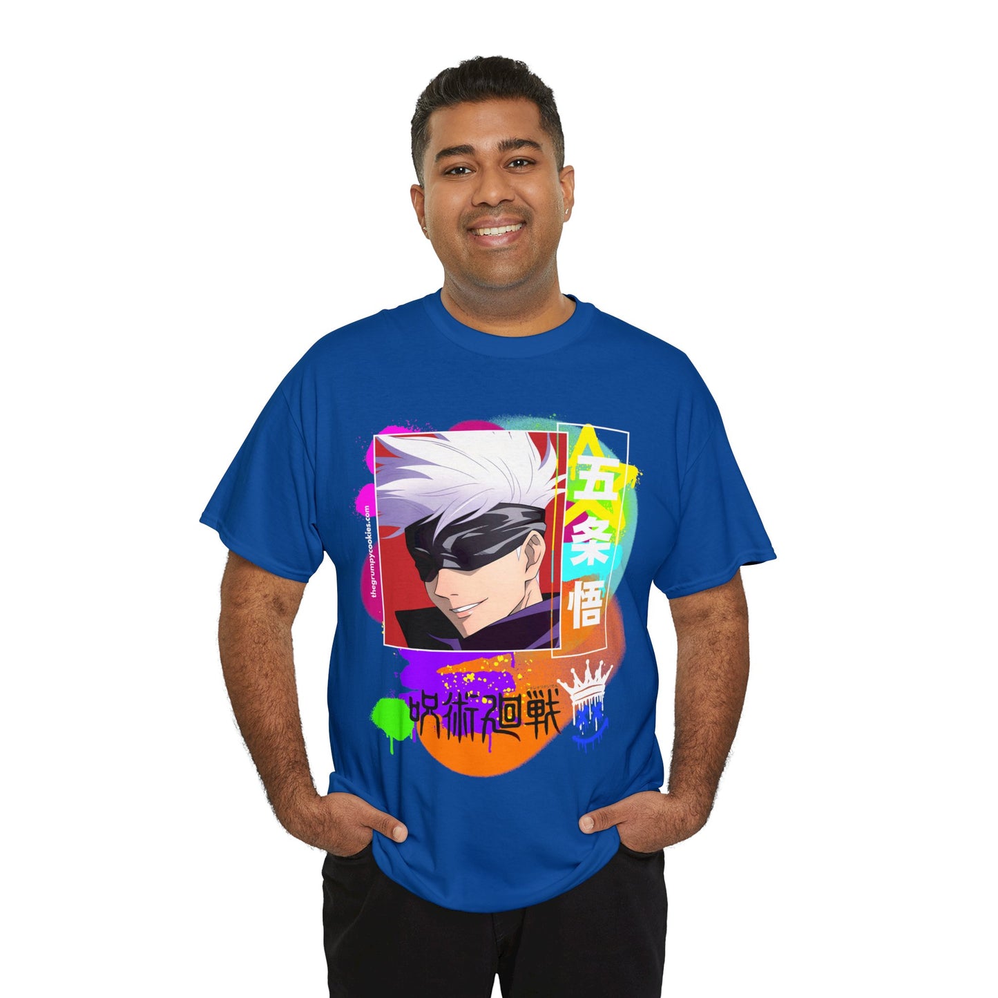 Jujutsu Kaisen - Gojo's Side Smile Unisex Heavy Cotton Tee