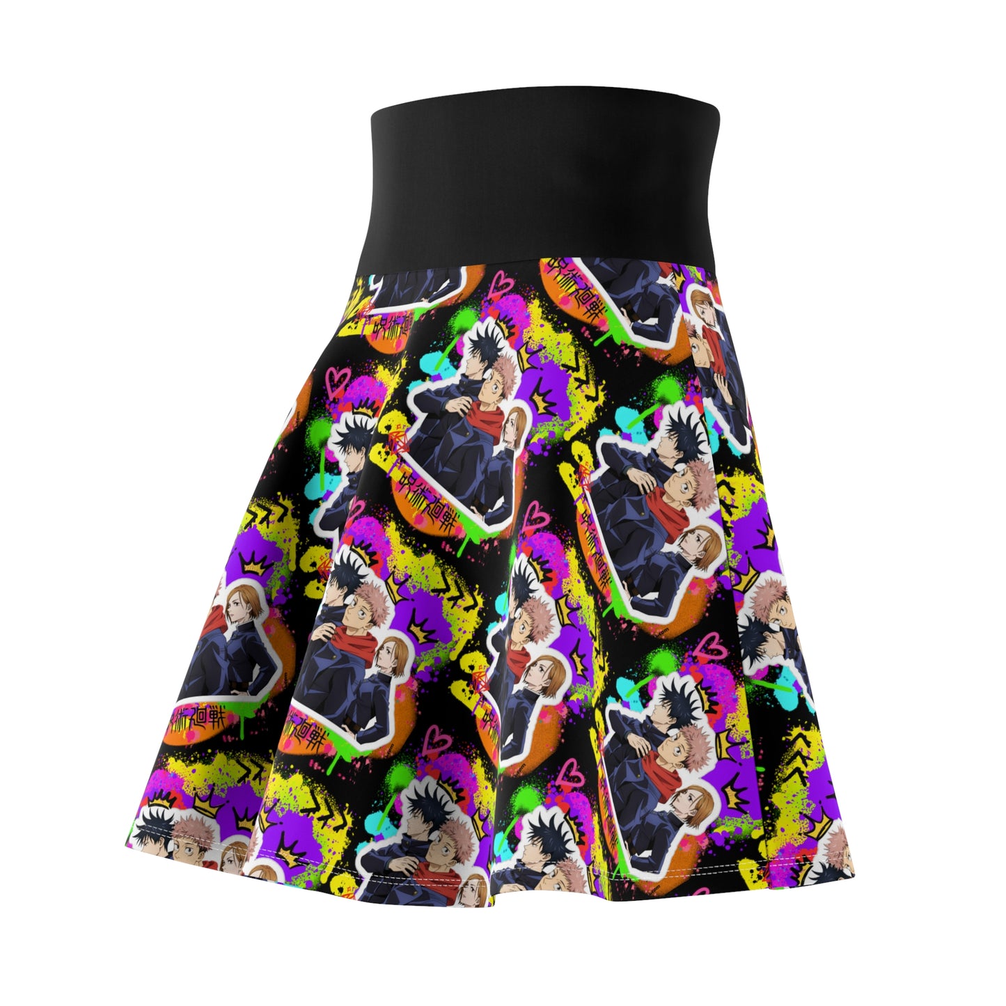 Jujutsu Kaisen - First Years Women's Skater Black Skirt
