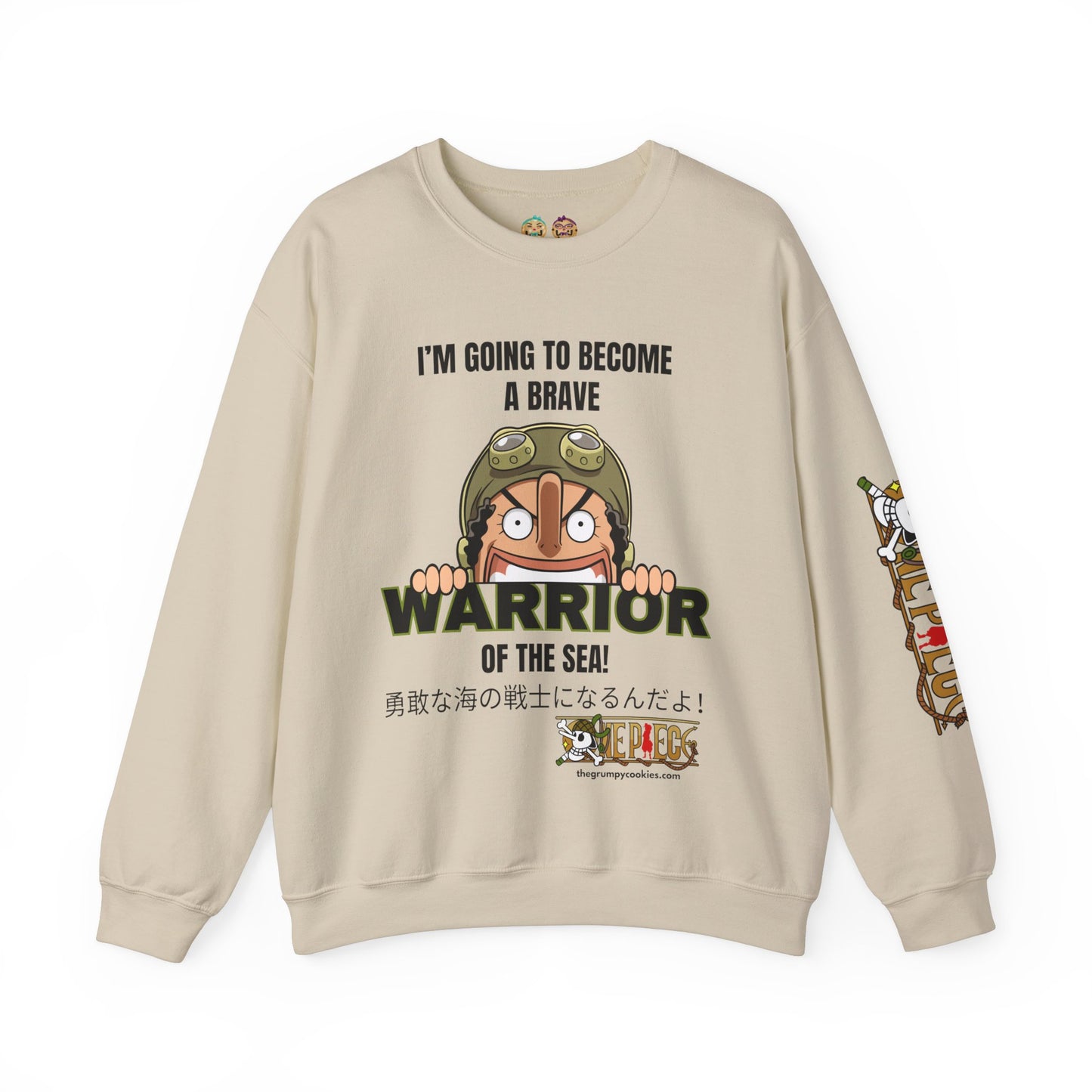 One Piece - Brave Warrior of the Sea Unisex Heavy Blend™ Crewneck Sweatshirt