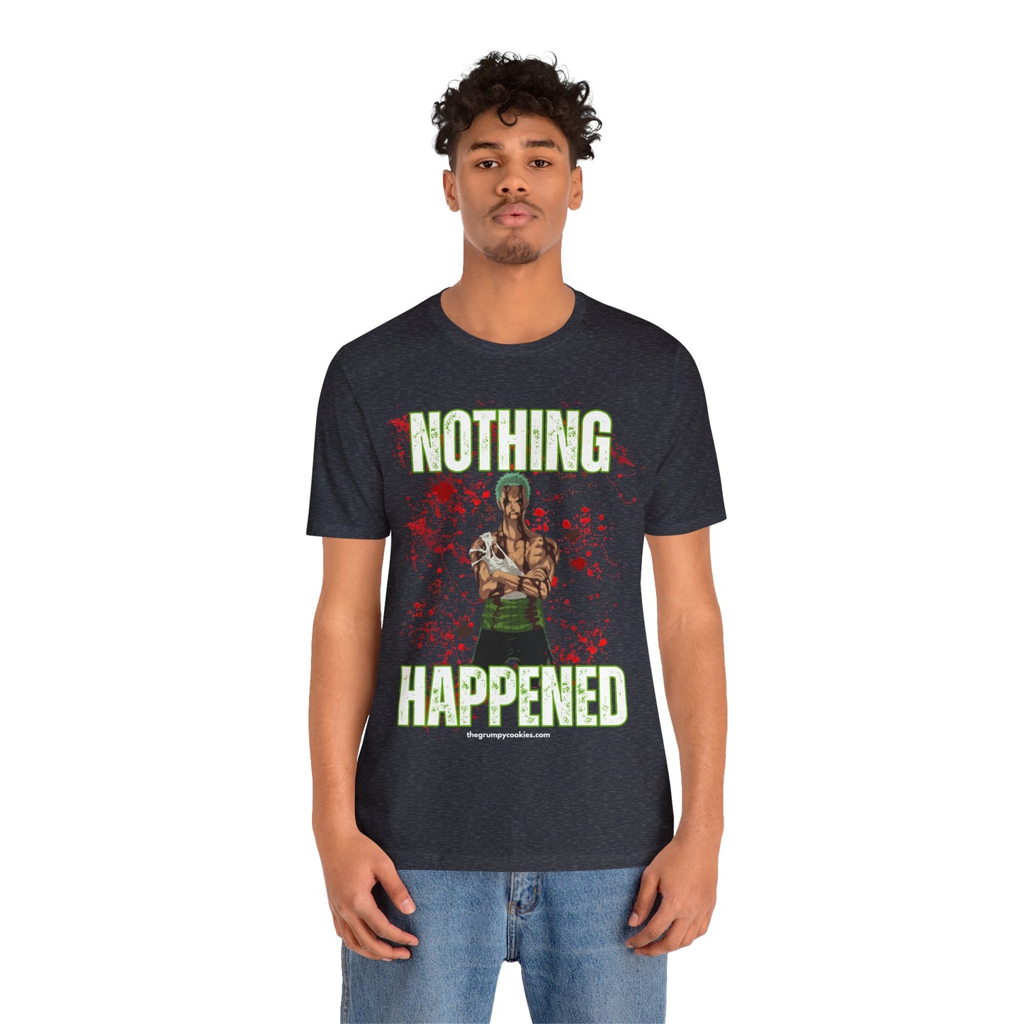 One Piece - Nothing Happened Unisex Jersey Short Sleeve Tee