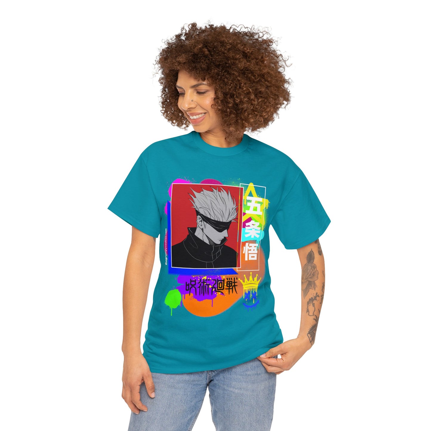Jujutsu Kaisen - Emo Gojo Unisex Heavy Cotton Tee