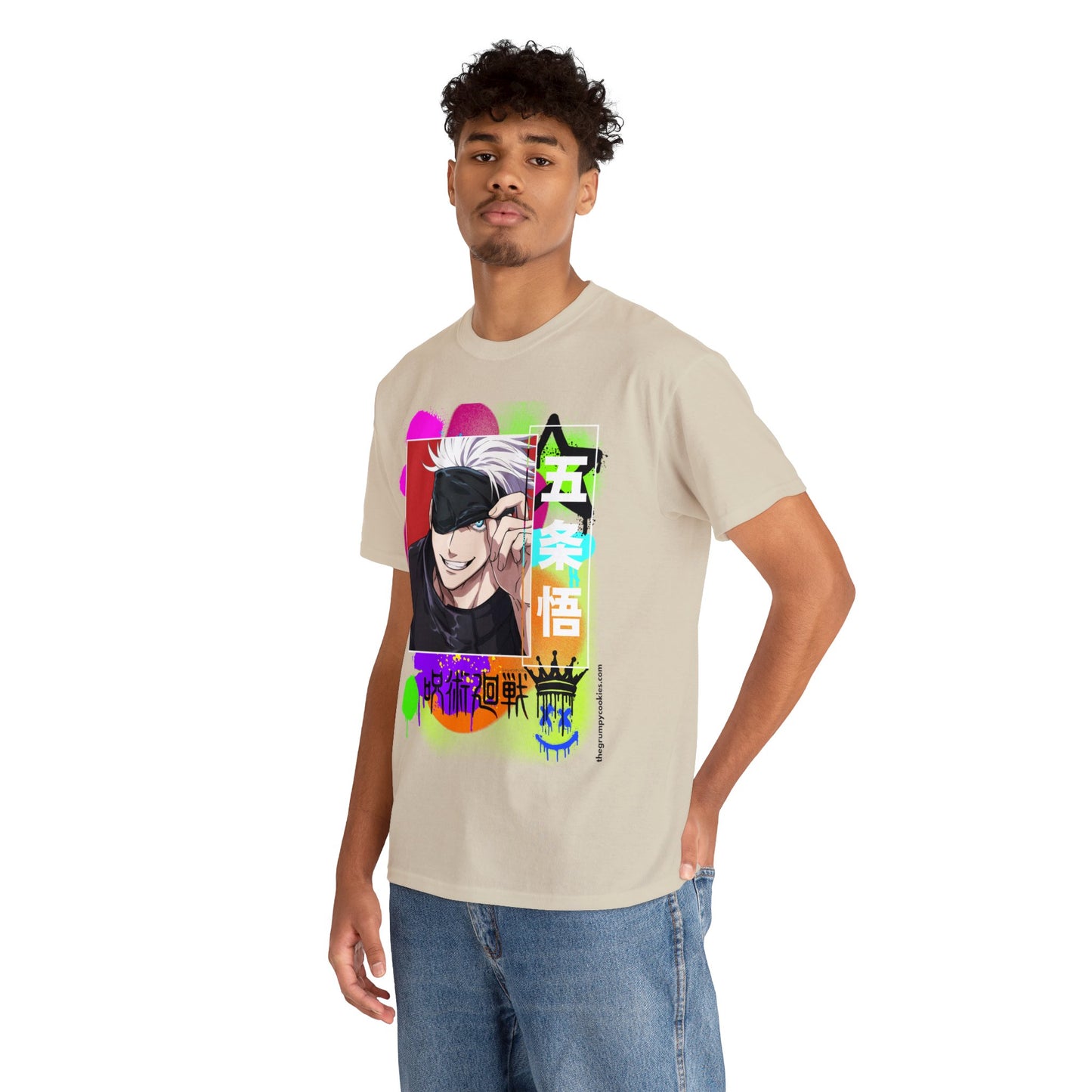 Jujutsu Kaisen - Peekaboo Gojo Unisex Heavy Cotton Tee