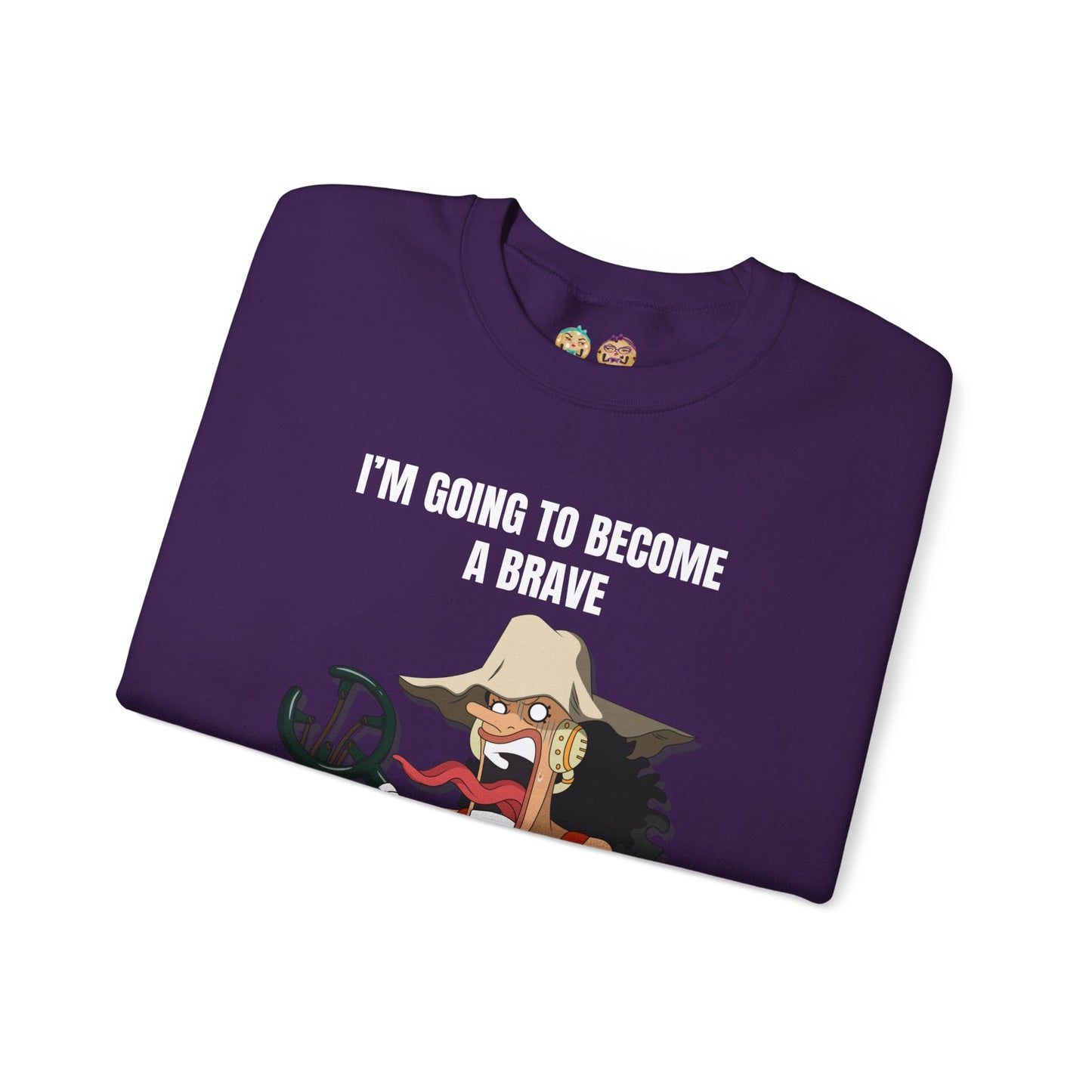 One Piece - Brave-ish Warrior of the Sea Unisex Heavy Blend™ Crewneck Sweatshirt