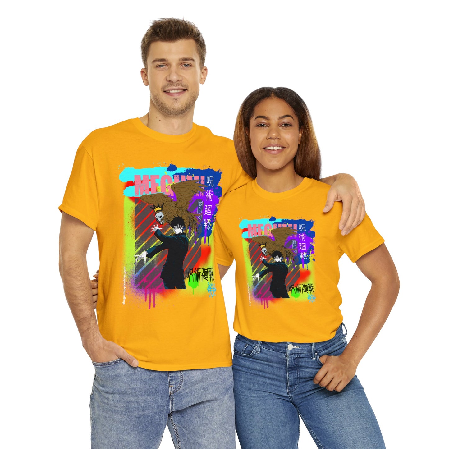 Jujutsu Kaisen - Megumi & Nue Unisex Heavy Cotton Tee