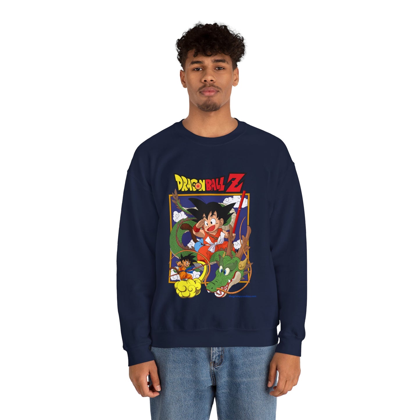 Dragon Ball - Old School DBZ Unisex Heavy Blend™ Crewneck Sweatshirt