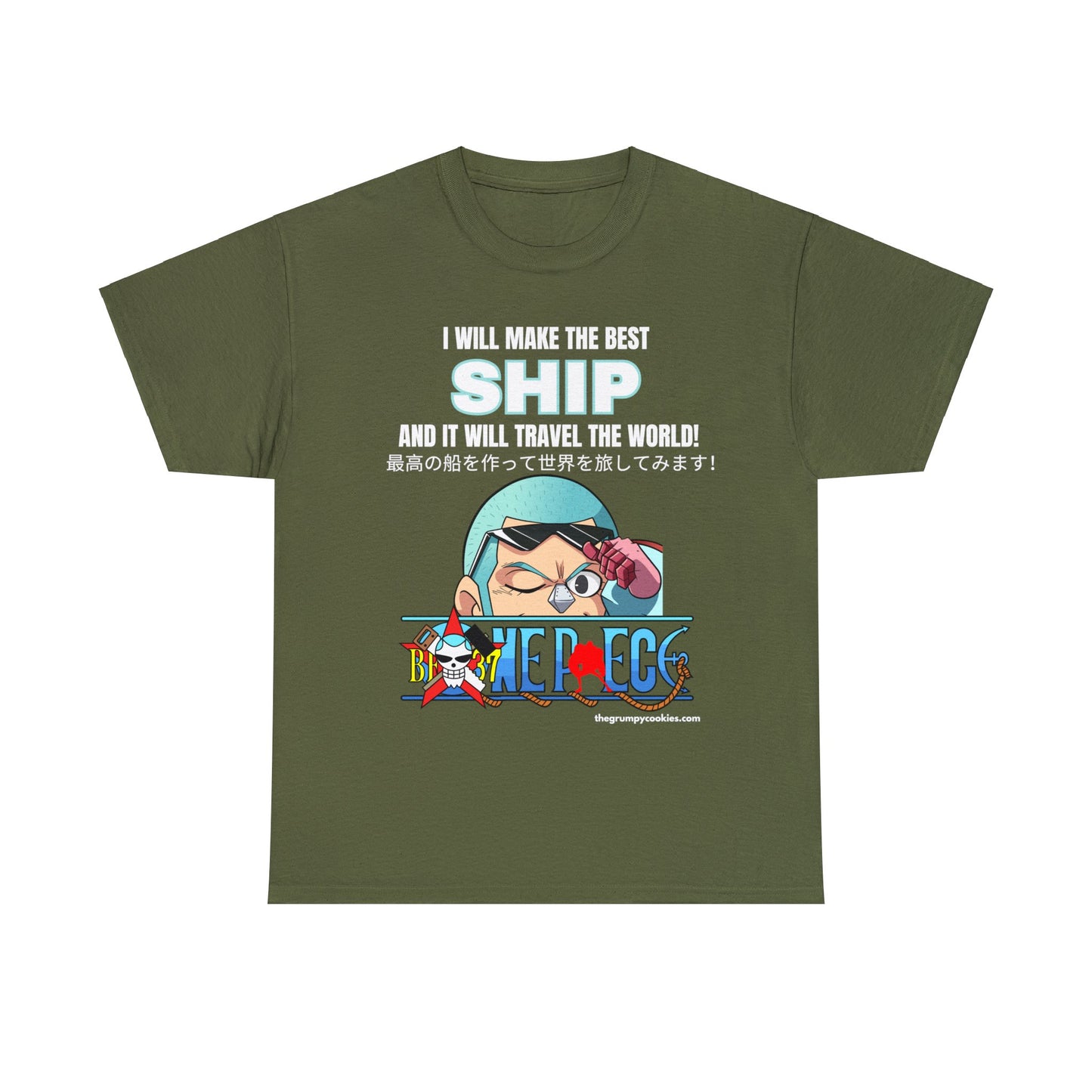 One Piece - World's Greatest Shipwright Unisex Heavy Cotton Tee