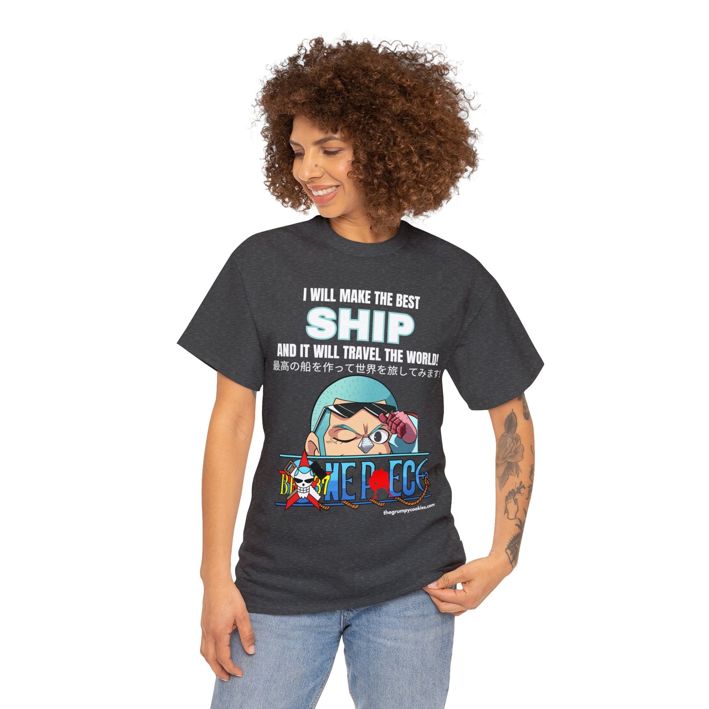 One Piece - World's Greatest Shipwright Unisex Heavy Cotton Tee