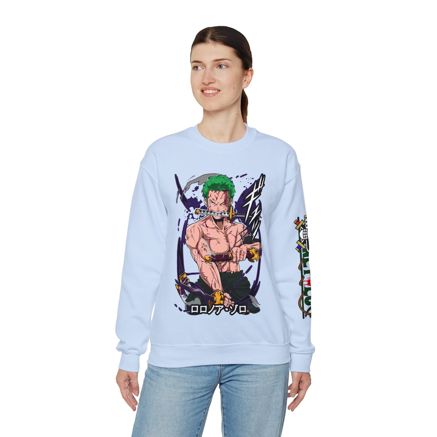 One Piece - Zoro Unisex Heavy Blend™ Crewneck Sweatshirt