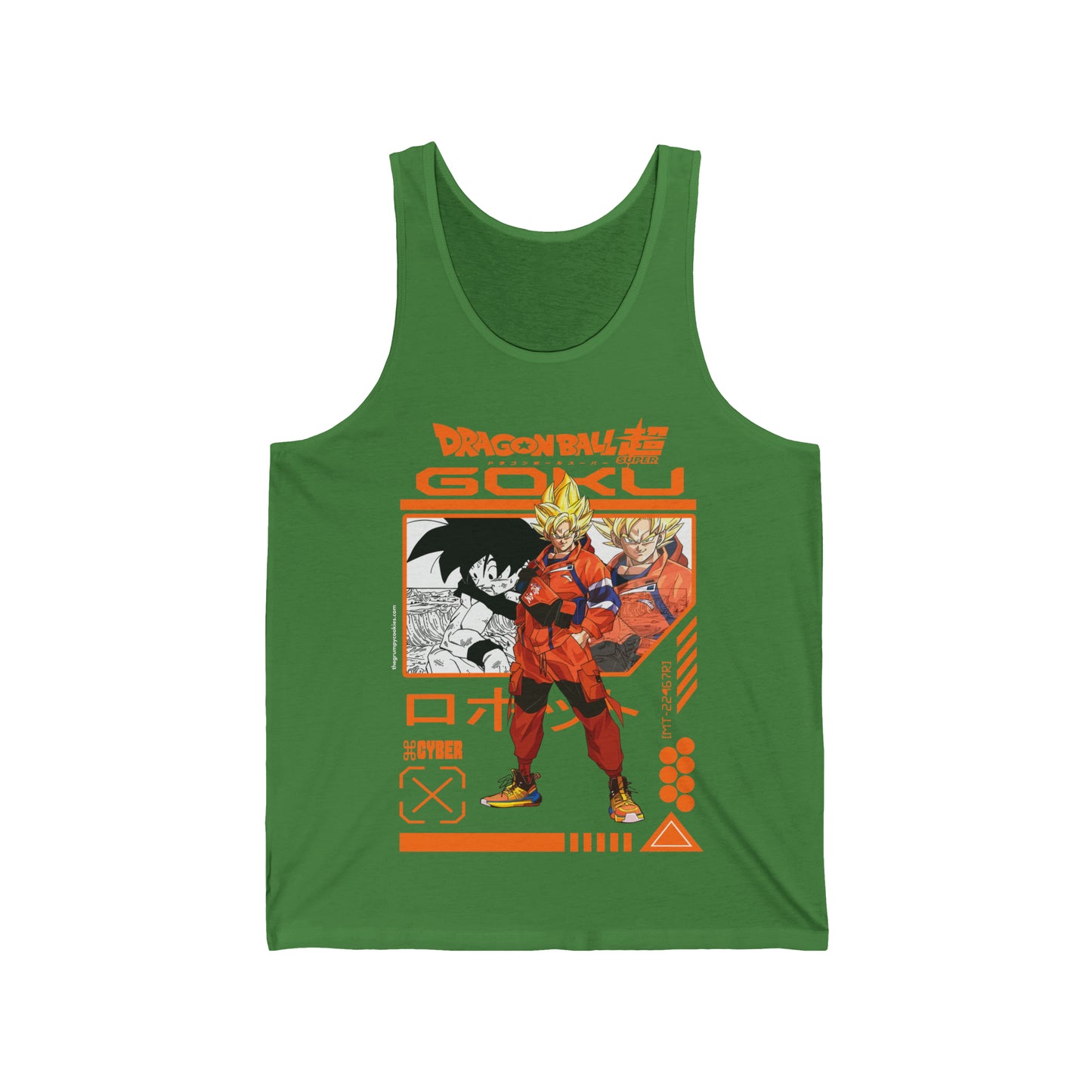 Dragon Ball - Cyber Goku Men's Jersey Tank