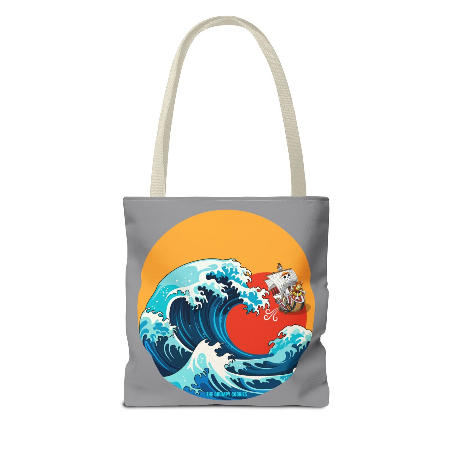 One Piece - Riding the Wave Grey Tote Bag
