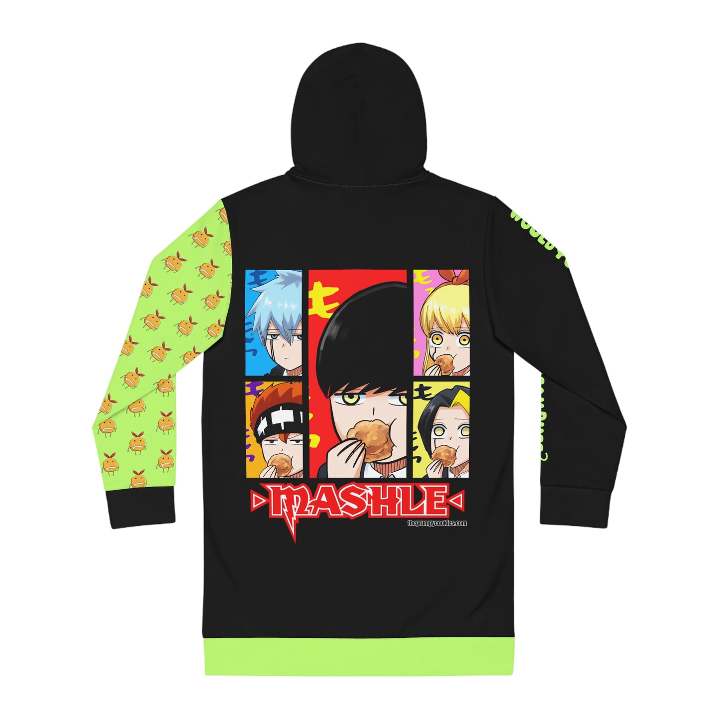 Mashle - Would You Like Cream Puff? Women's Hoodie Dress