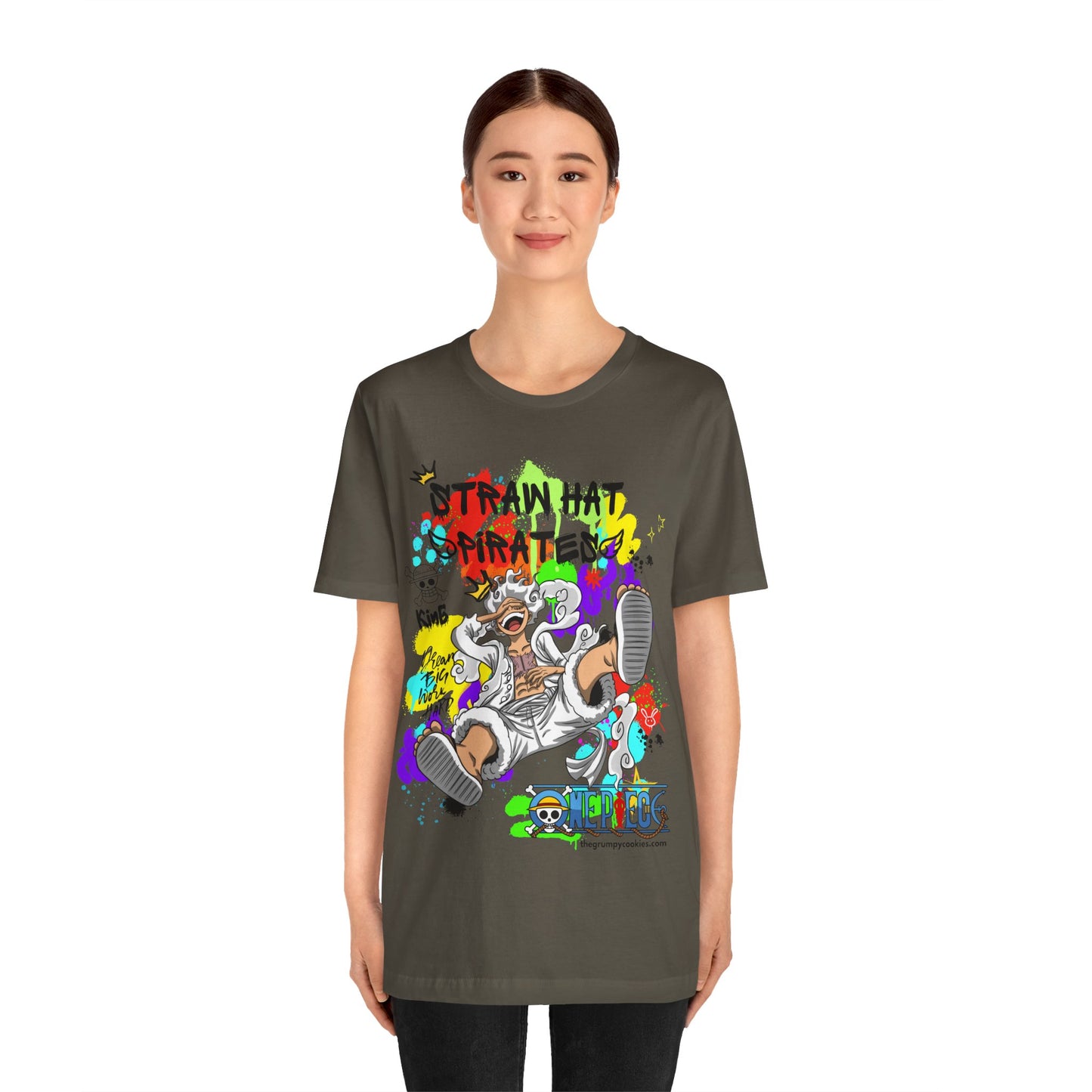 One Piece - Graffiti Luffy Unisex Jersey Short Sleeve Tee