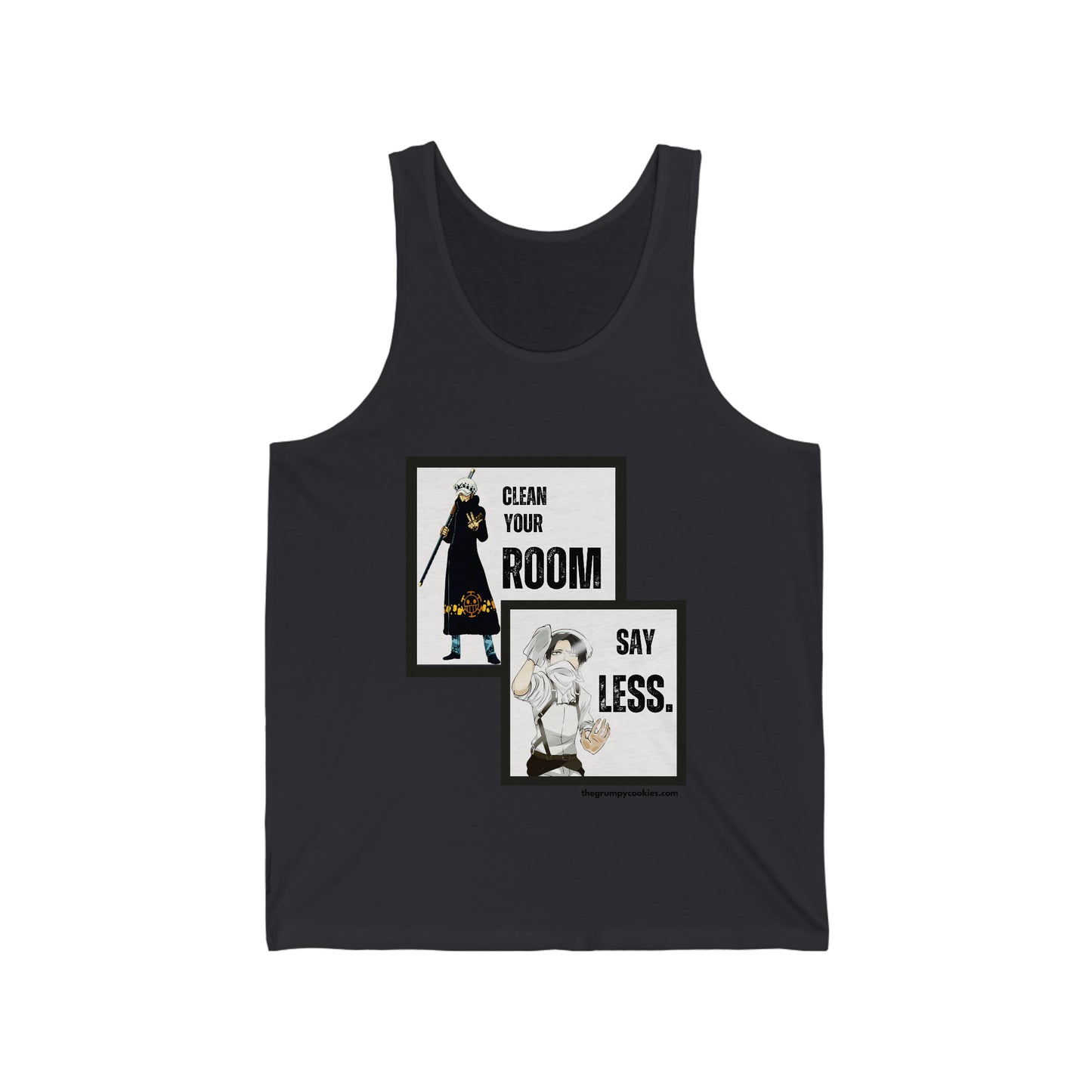 One Piece - Say Less Levi x Law Crossover Men's Jersey Tank